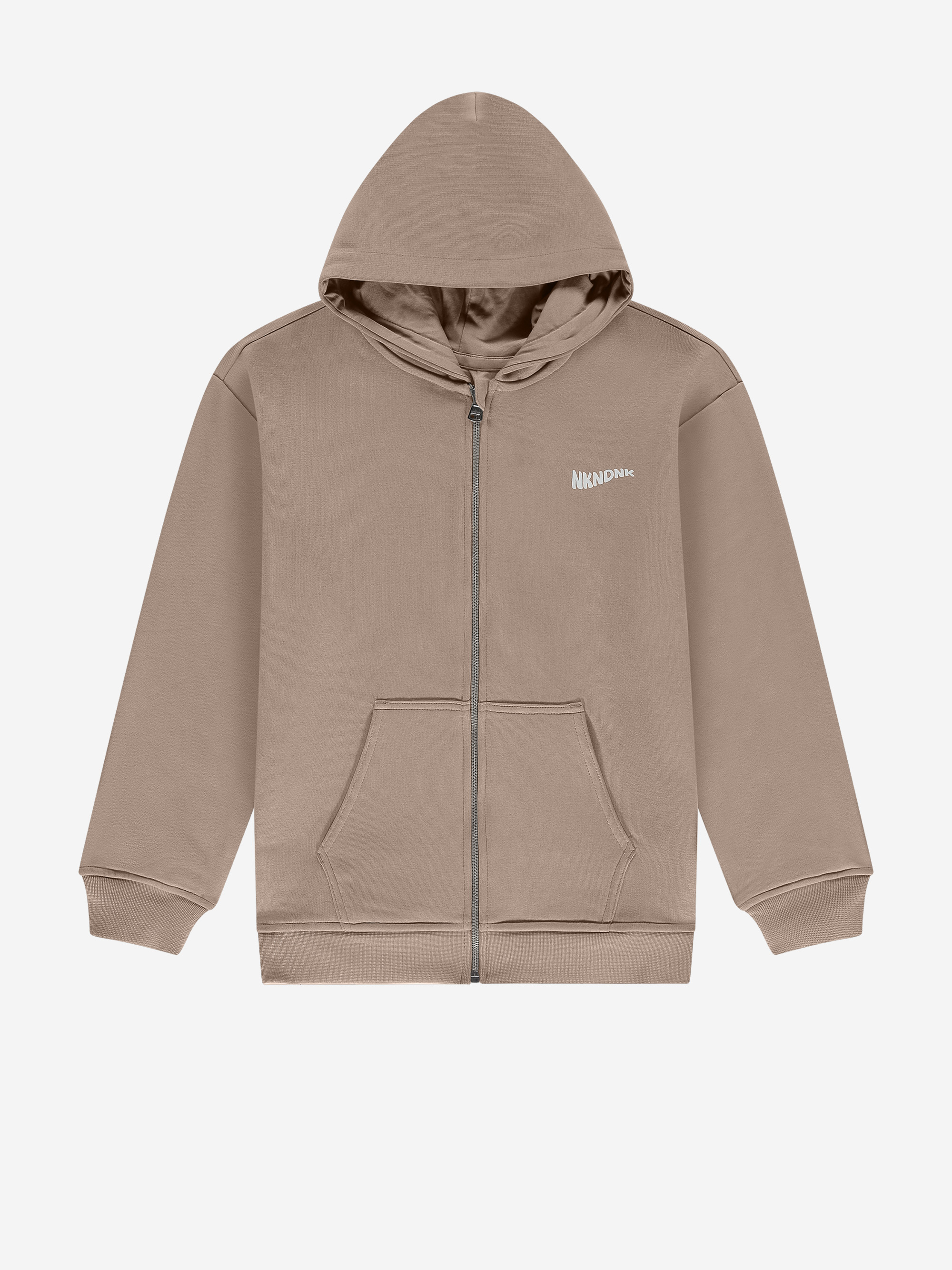Vest met capuchon en logo
