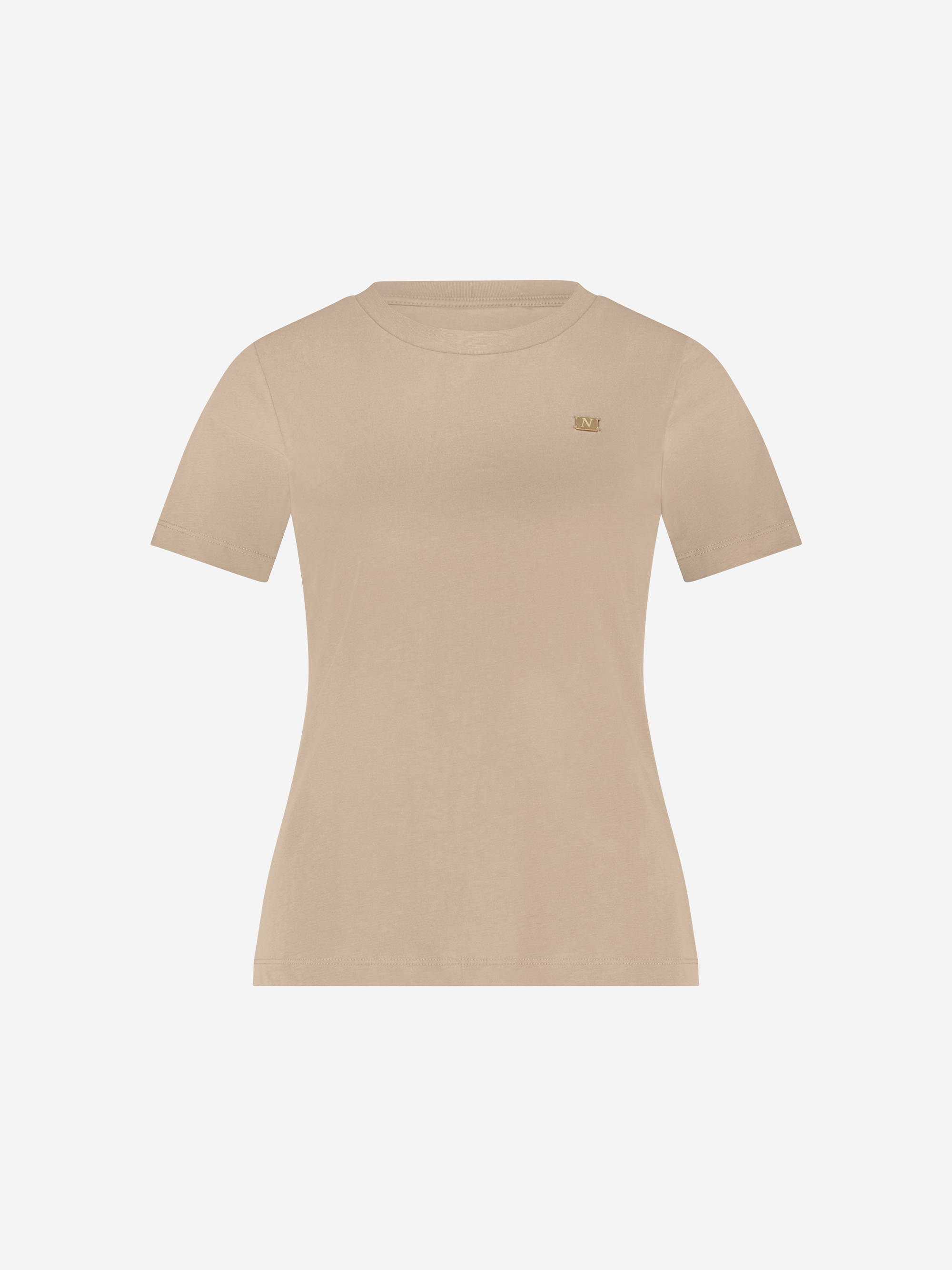 T-shirt met logo detail