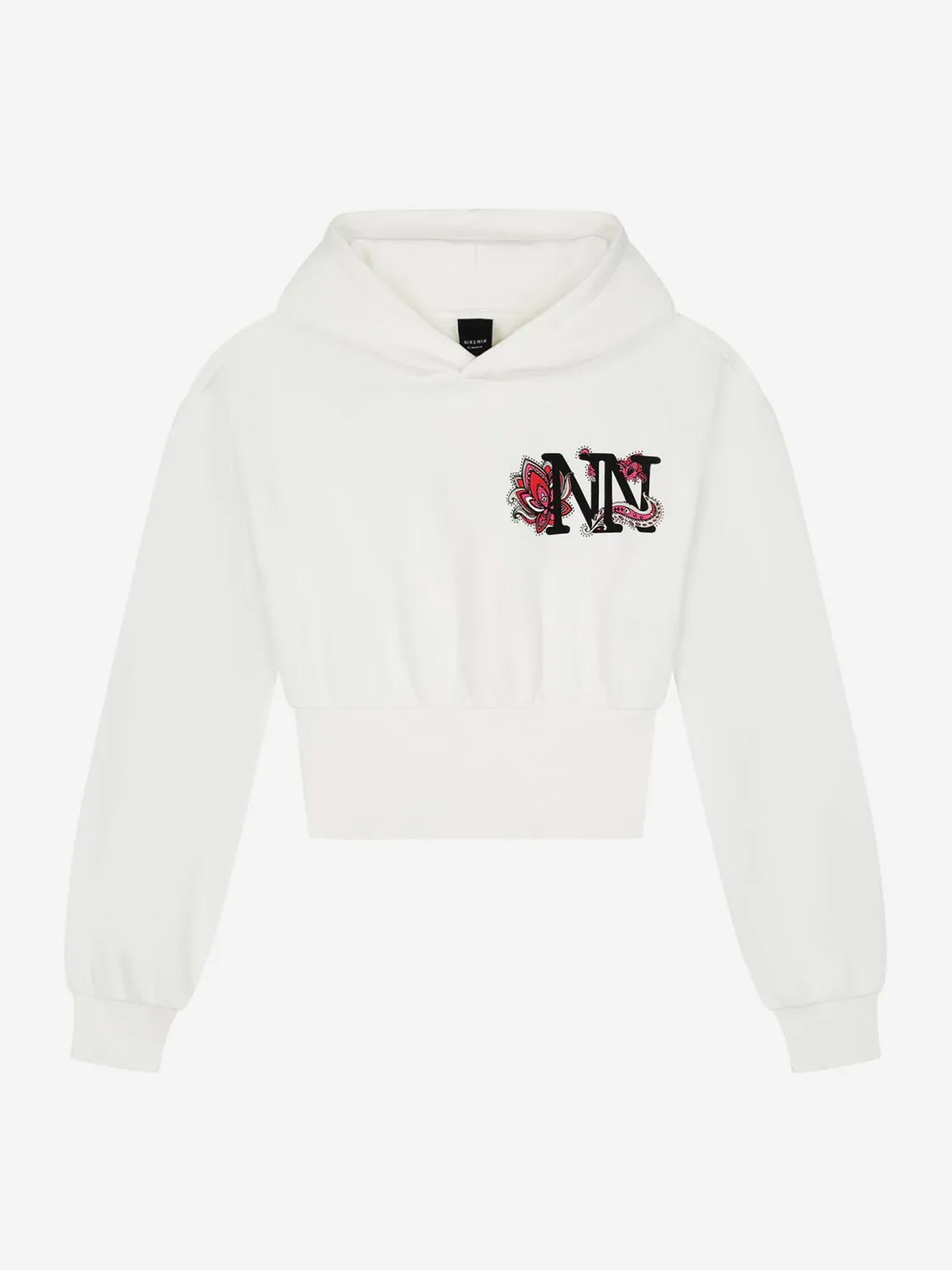 Rib Hoodie Off White Fuchsia Pop 6 G.8 901.240420496