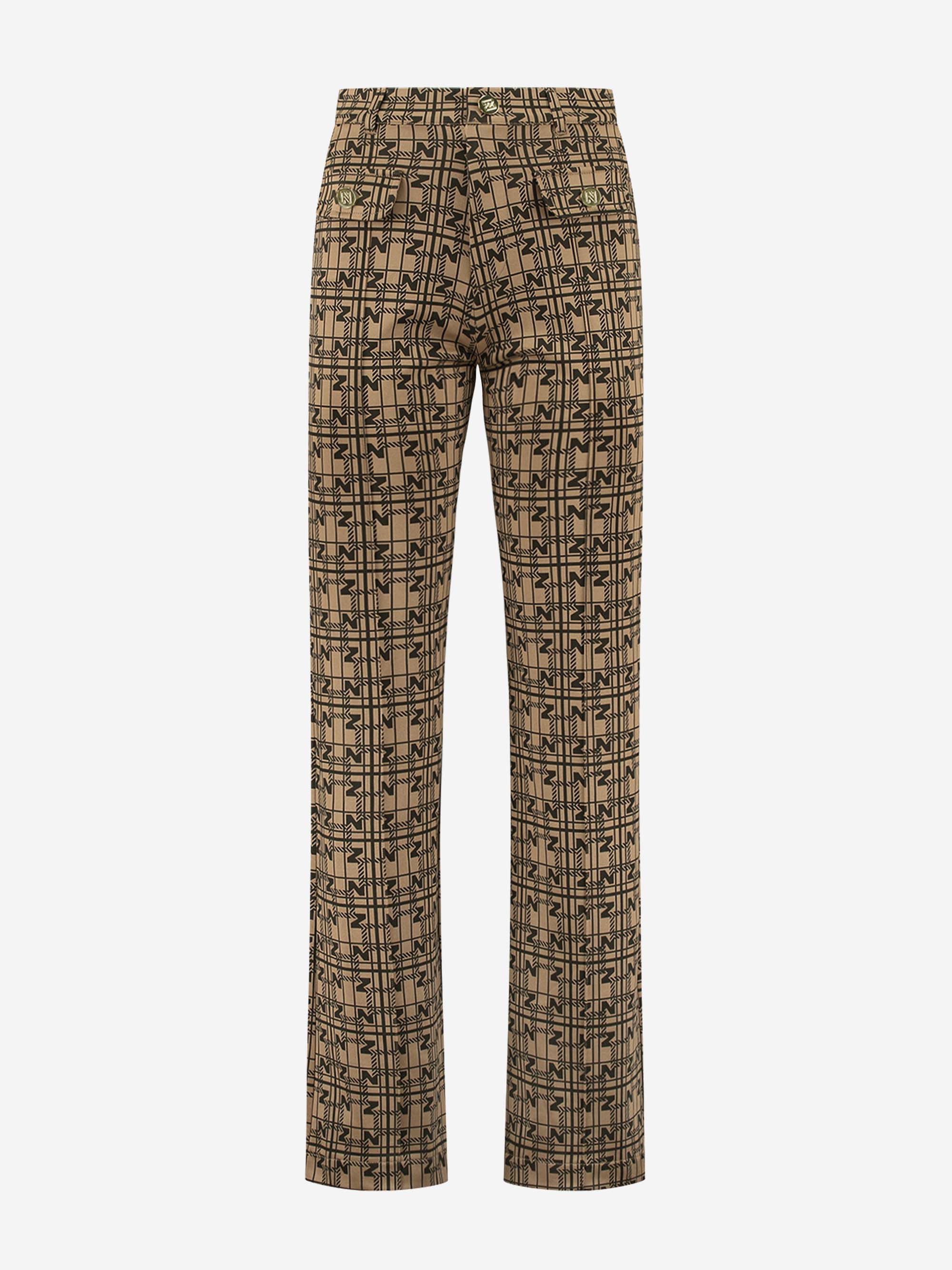  Loose fit broek met hoge taille 