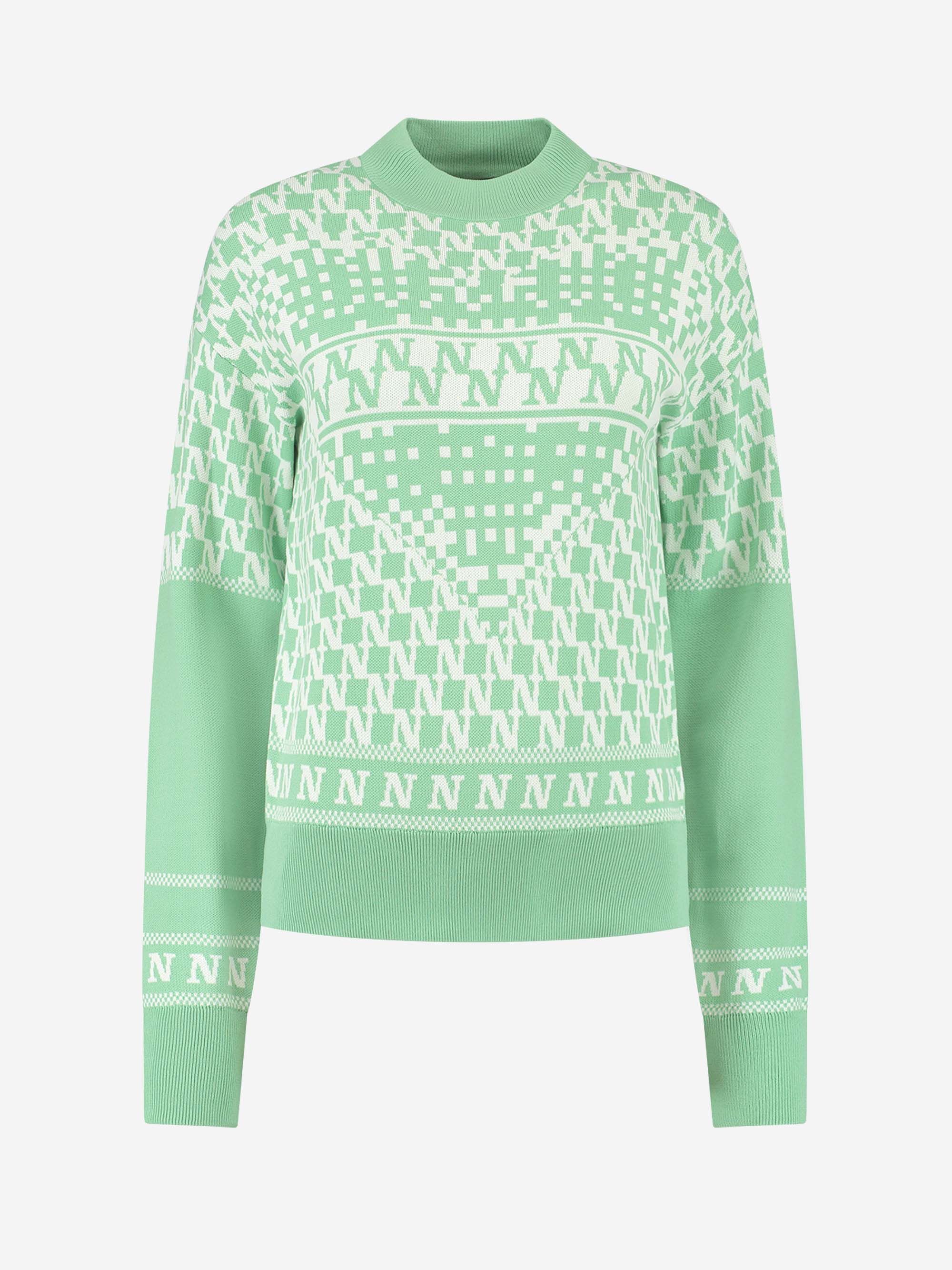 N Heart pullover