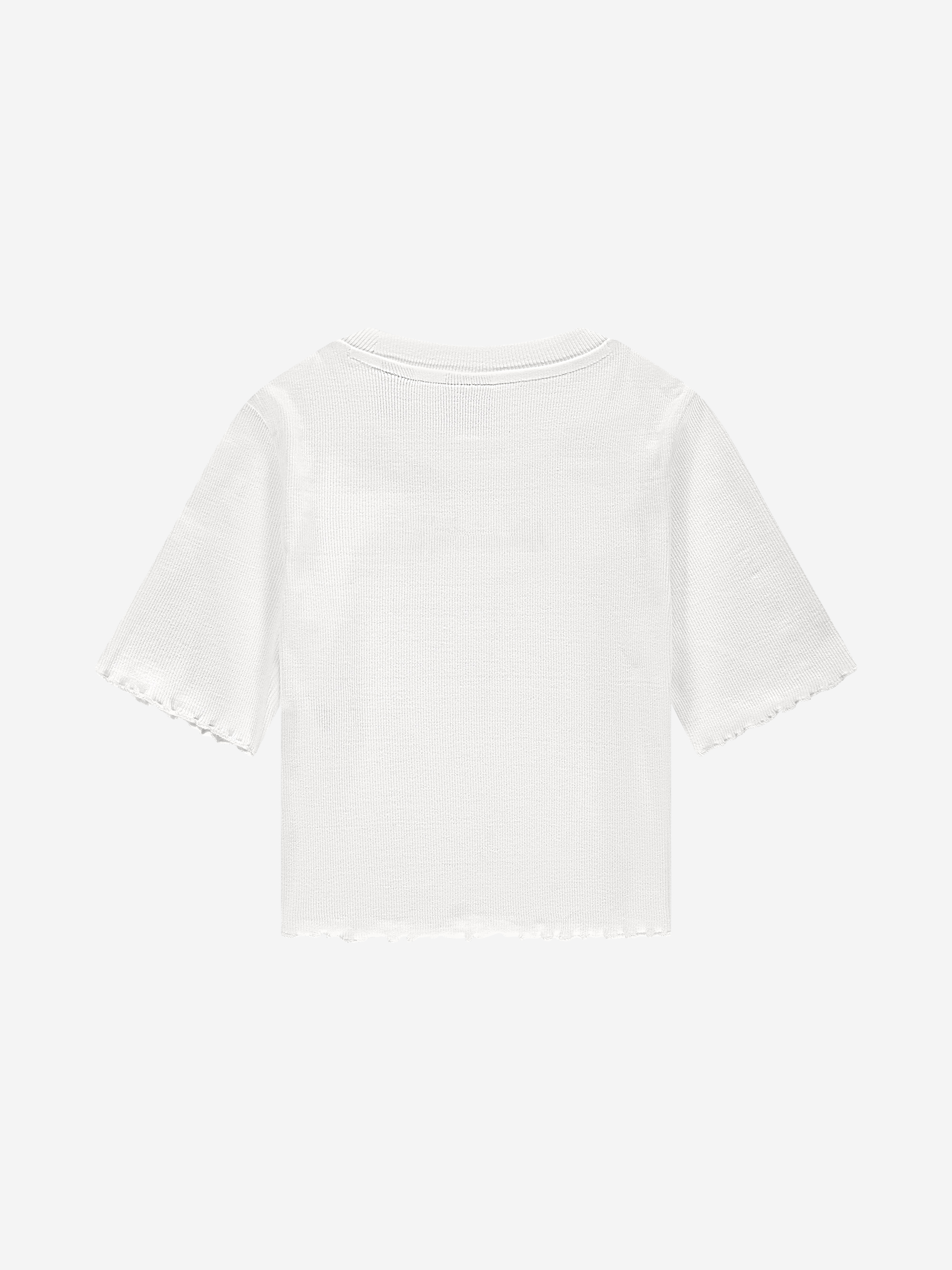 Ribbed shirt with NIK&NIK logo