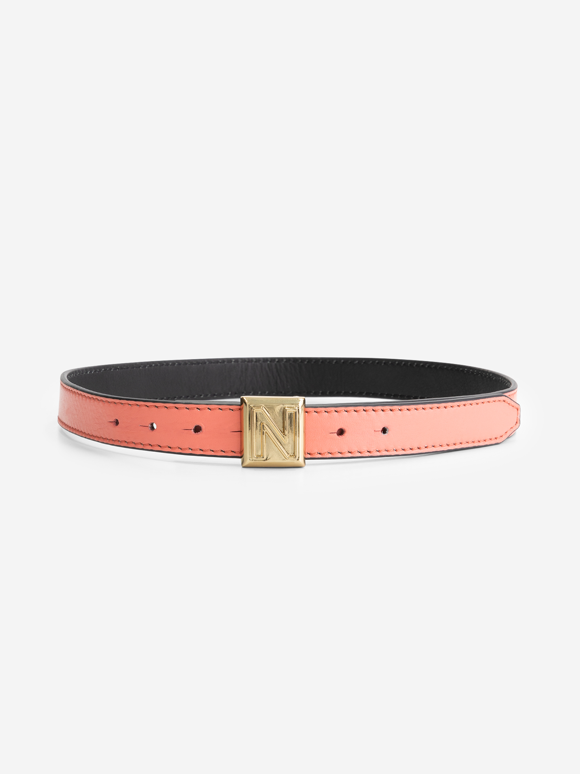 Two-sided leather Waist belt 