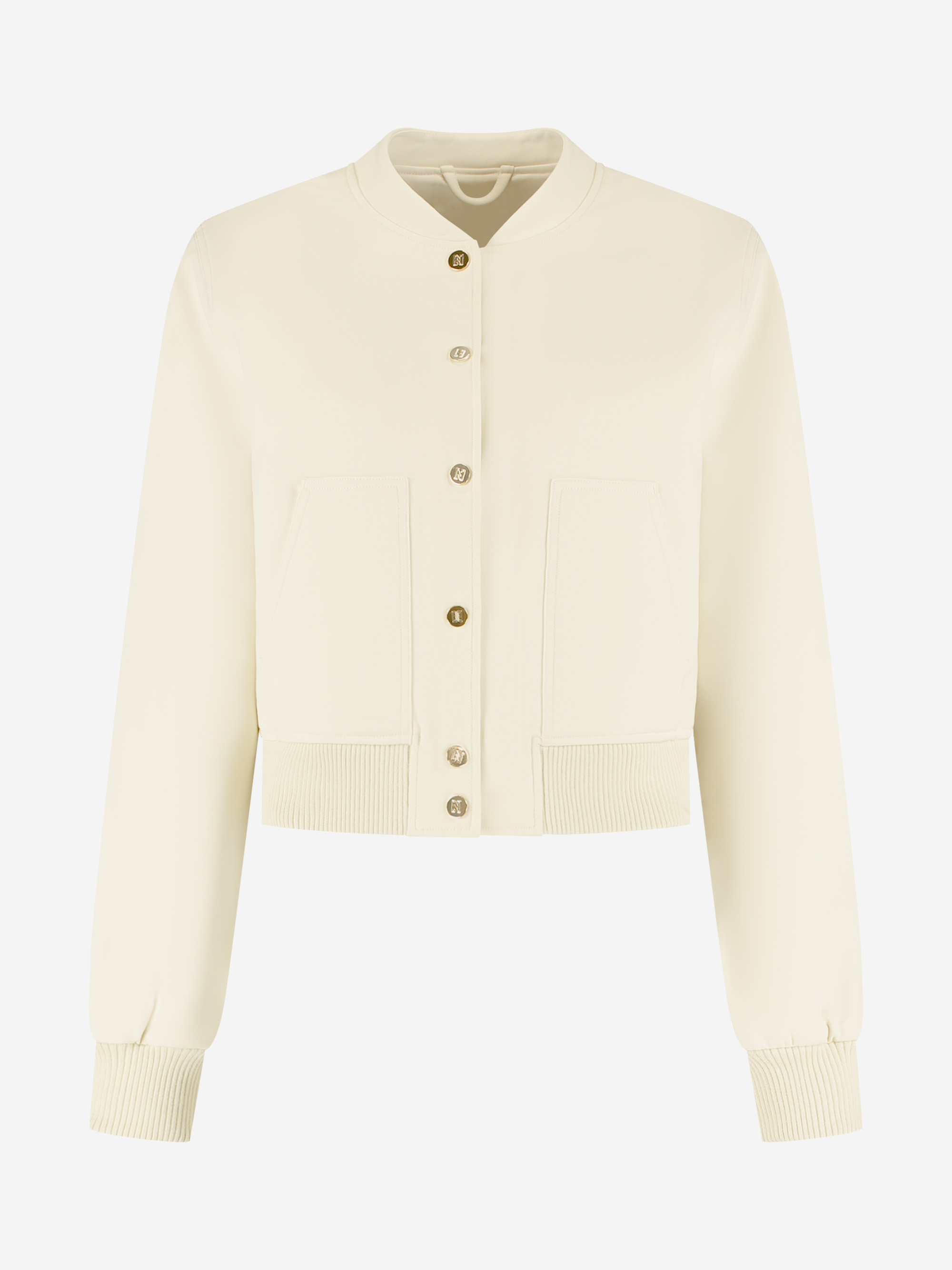 Jacket with N-buttons