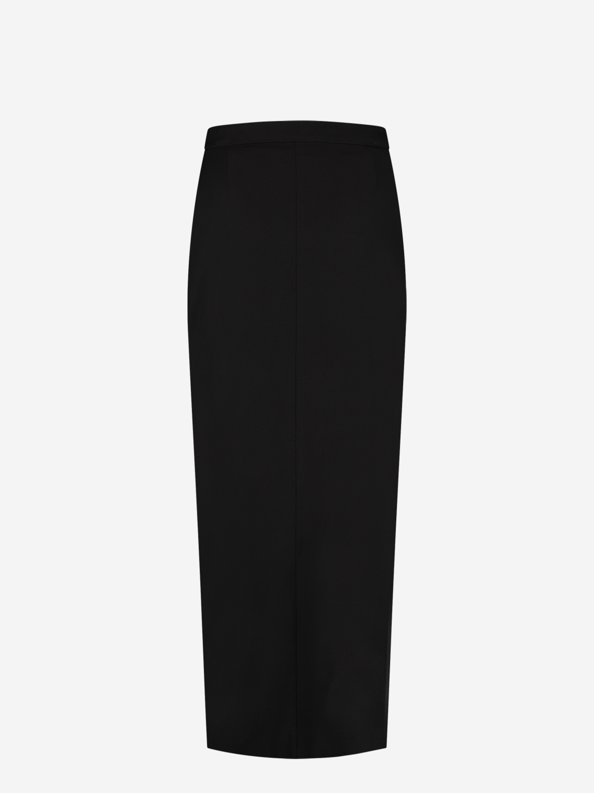 Long skirt with zipper detail