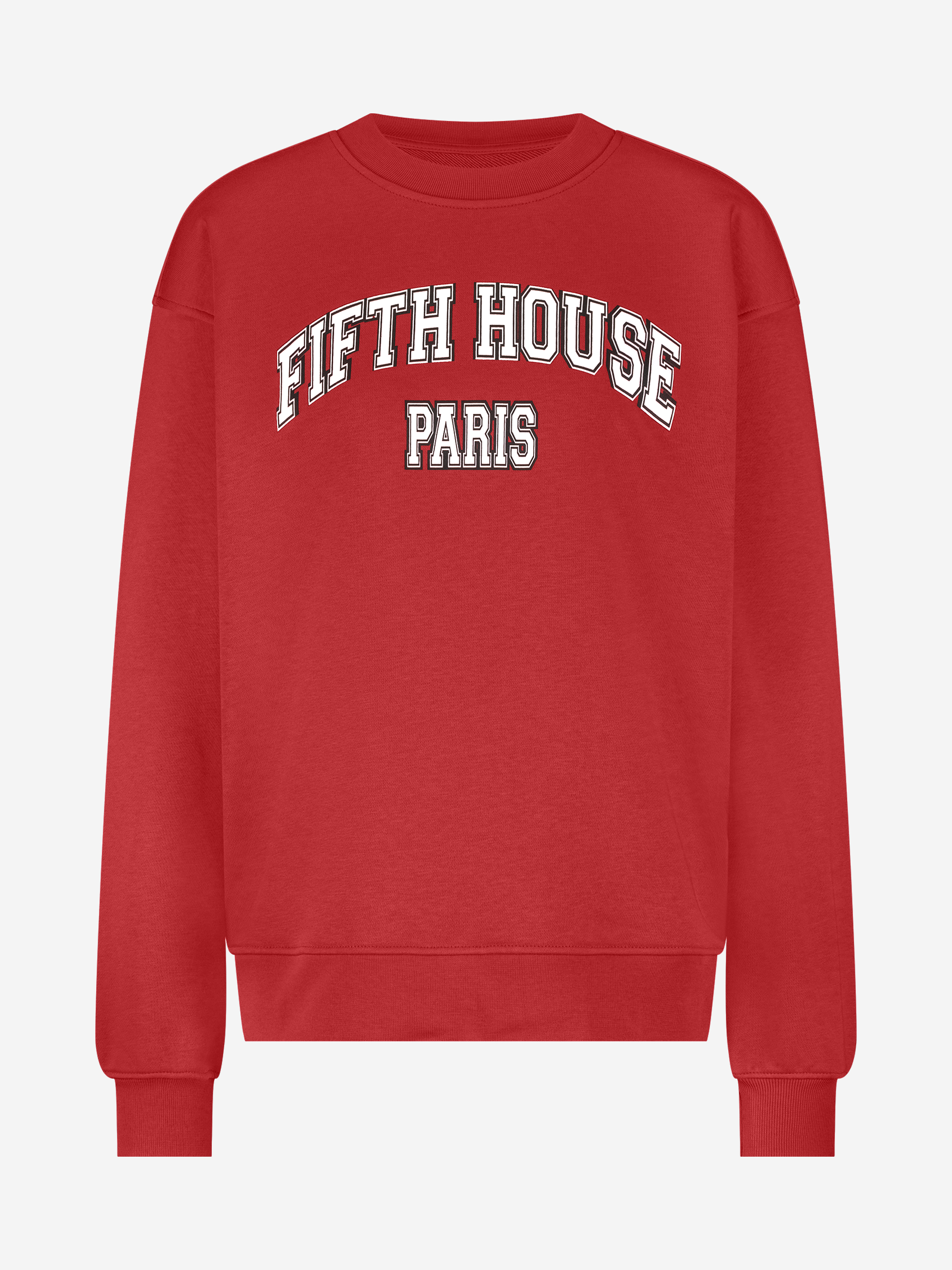 Loose-fitting sweater with FIFTH HOUSE logo