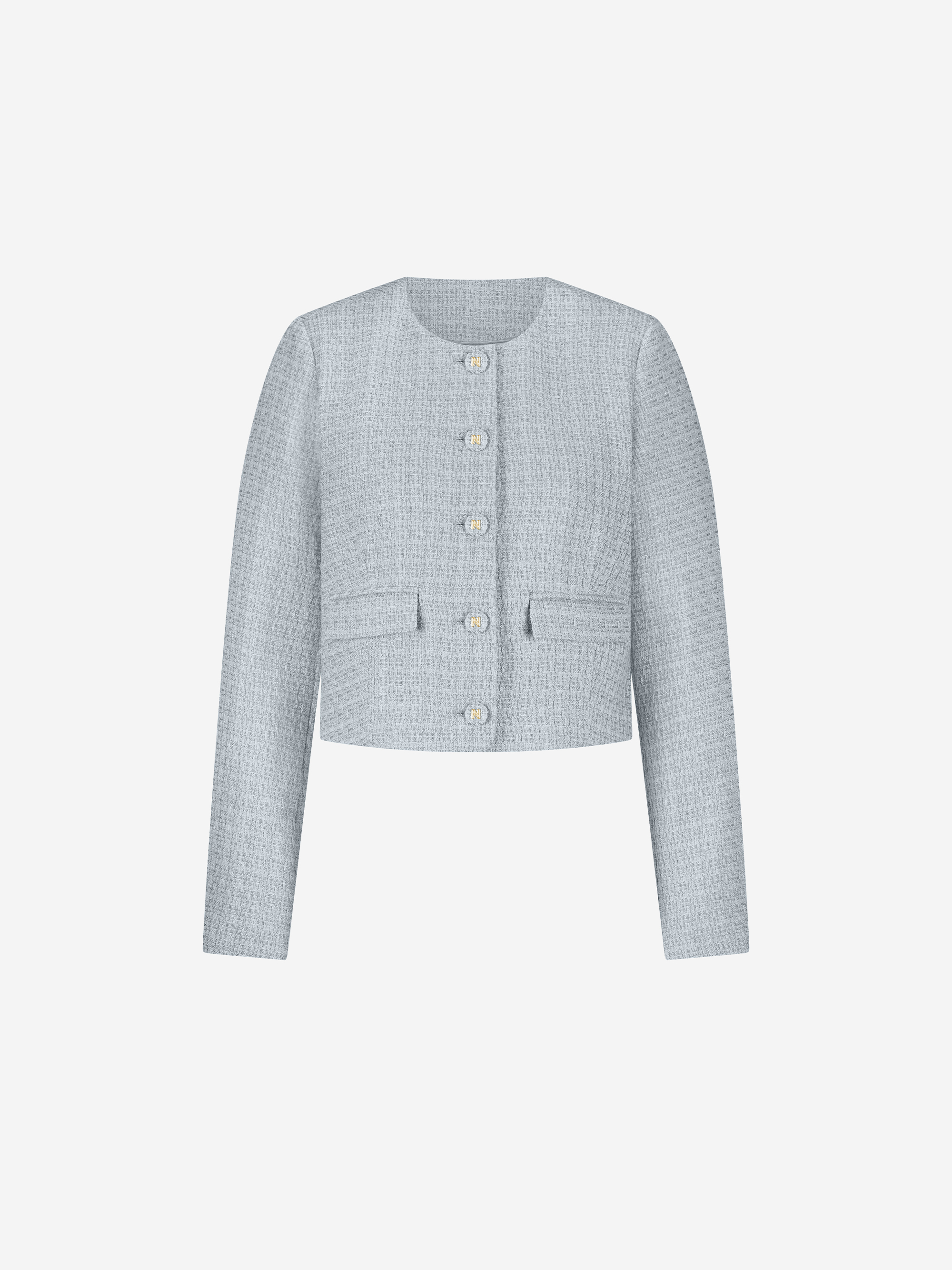 Kort tweed jack