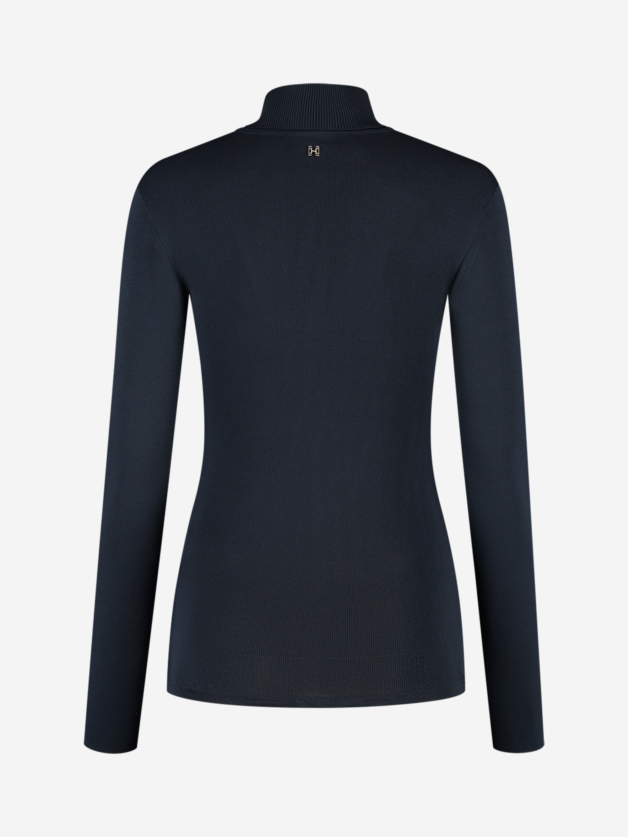 Fitted top with turtleneck