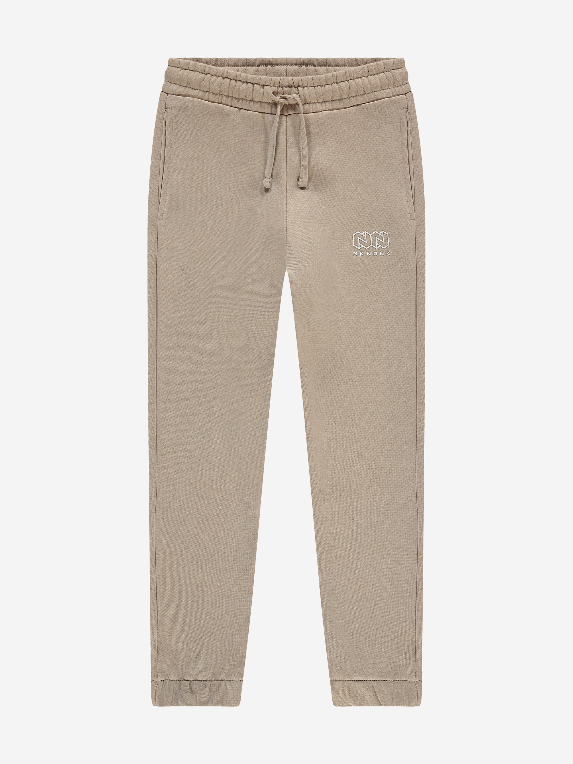 Joggingbroek met mid waist en aantrekkoord