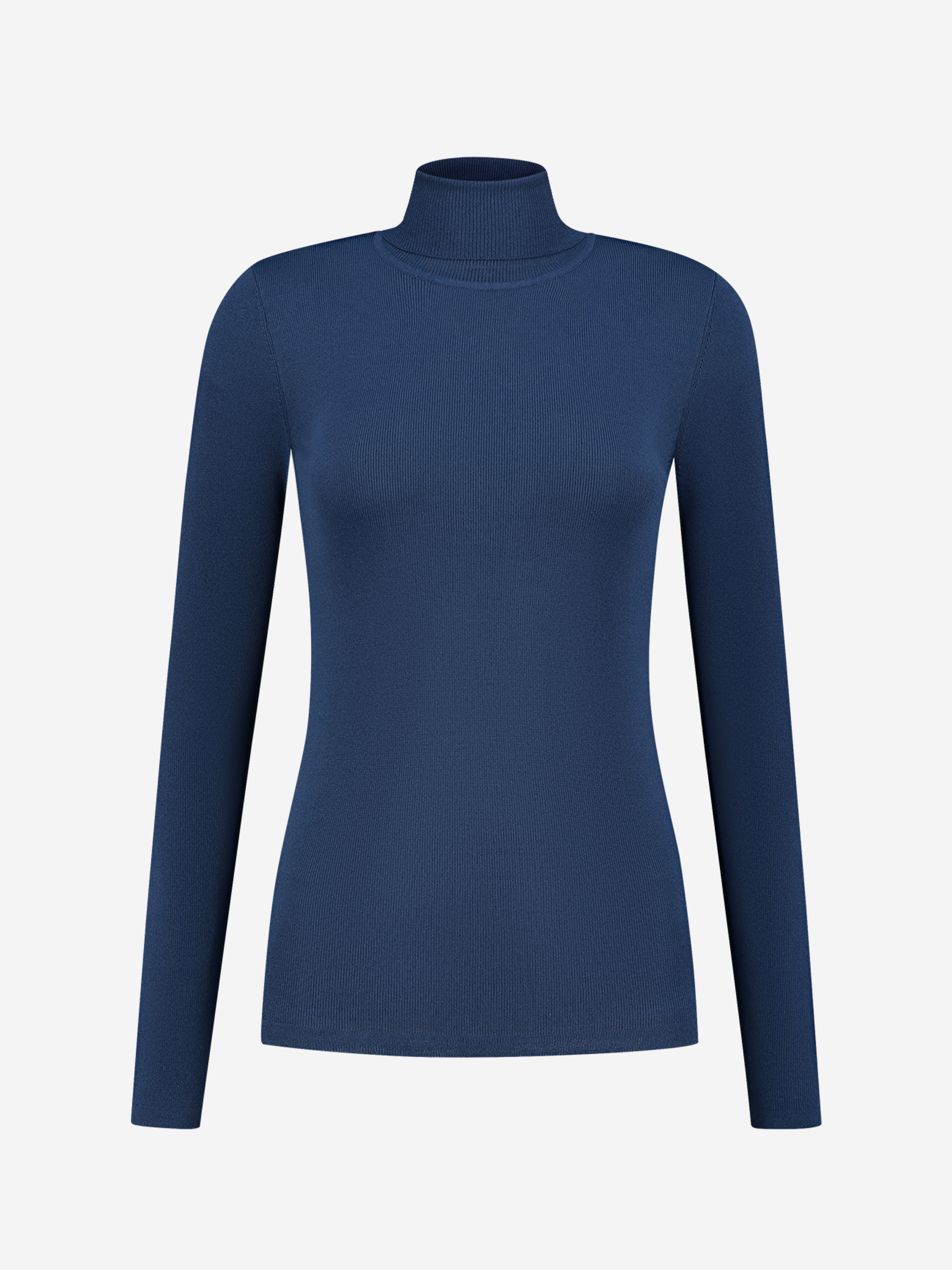 Fitted top met col   