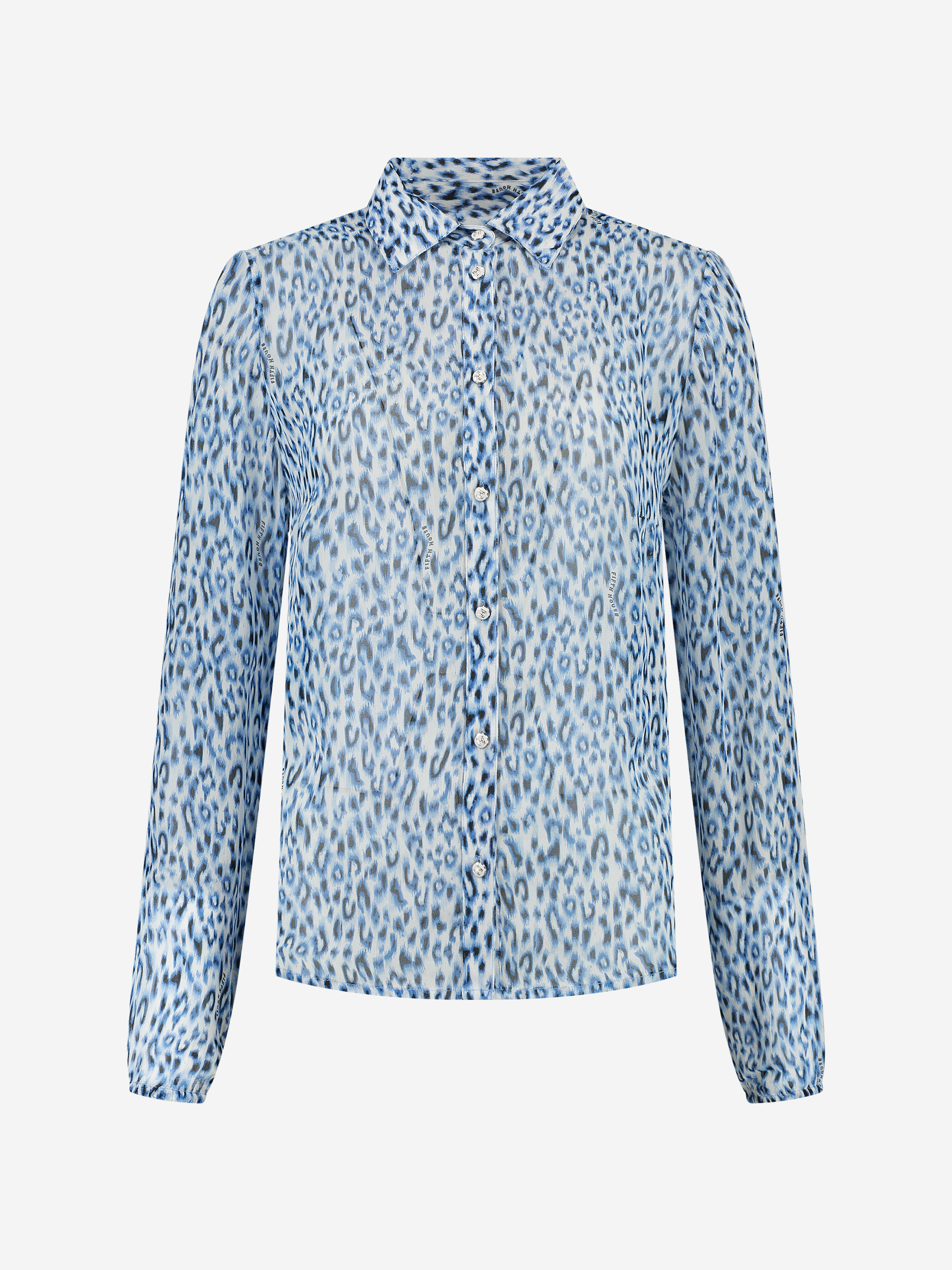 Blouse met dierenprint