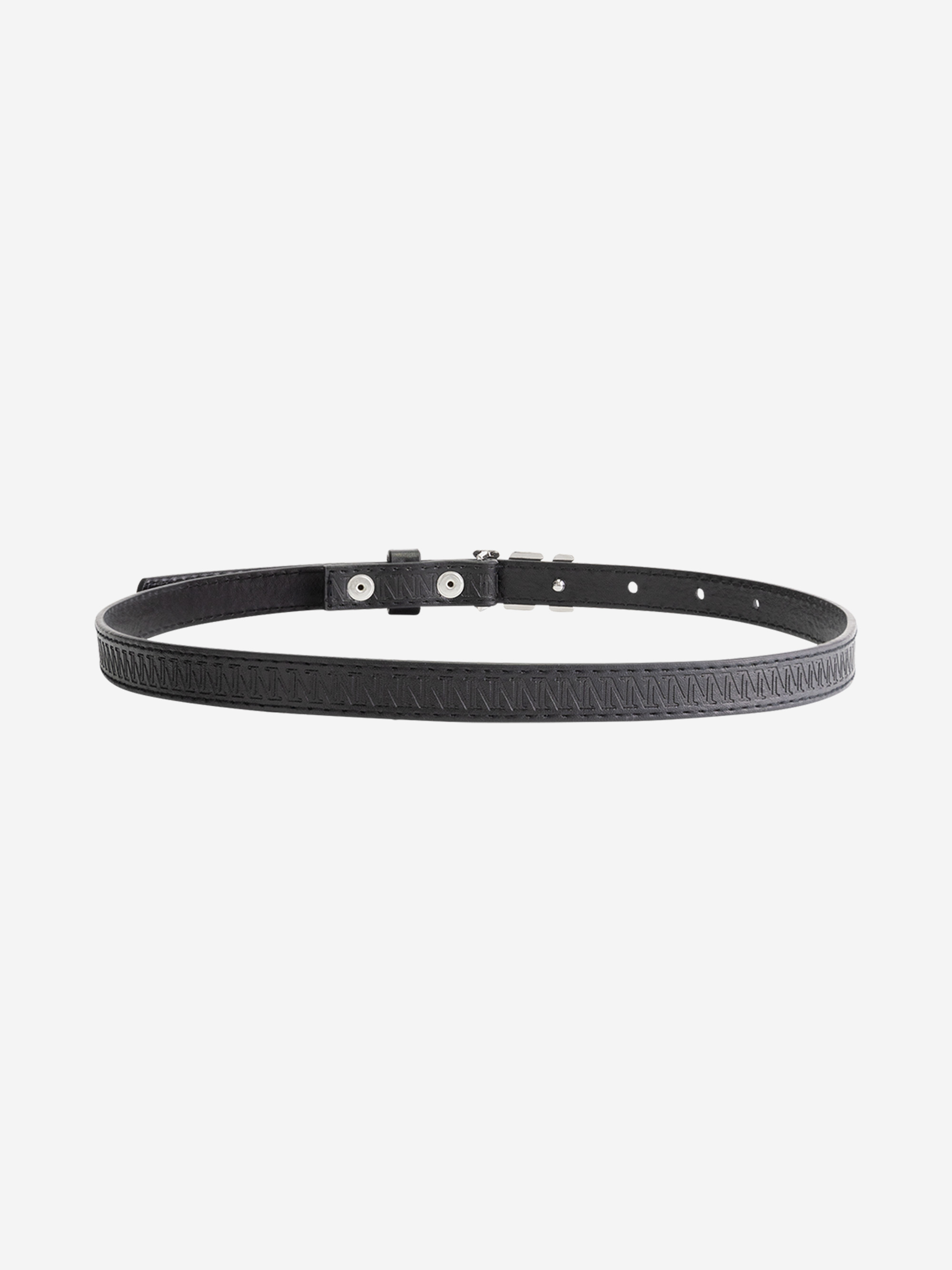 Waist belt with logo pattern