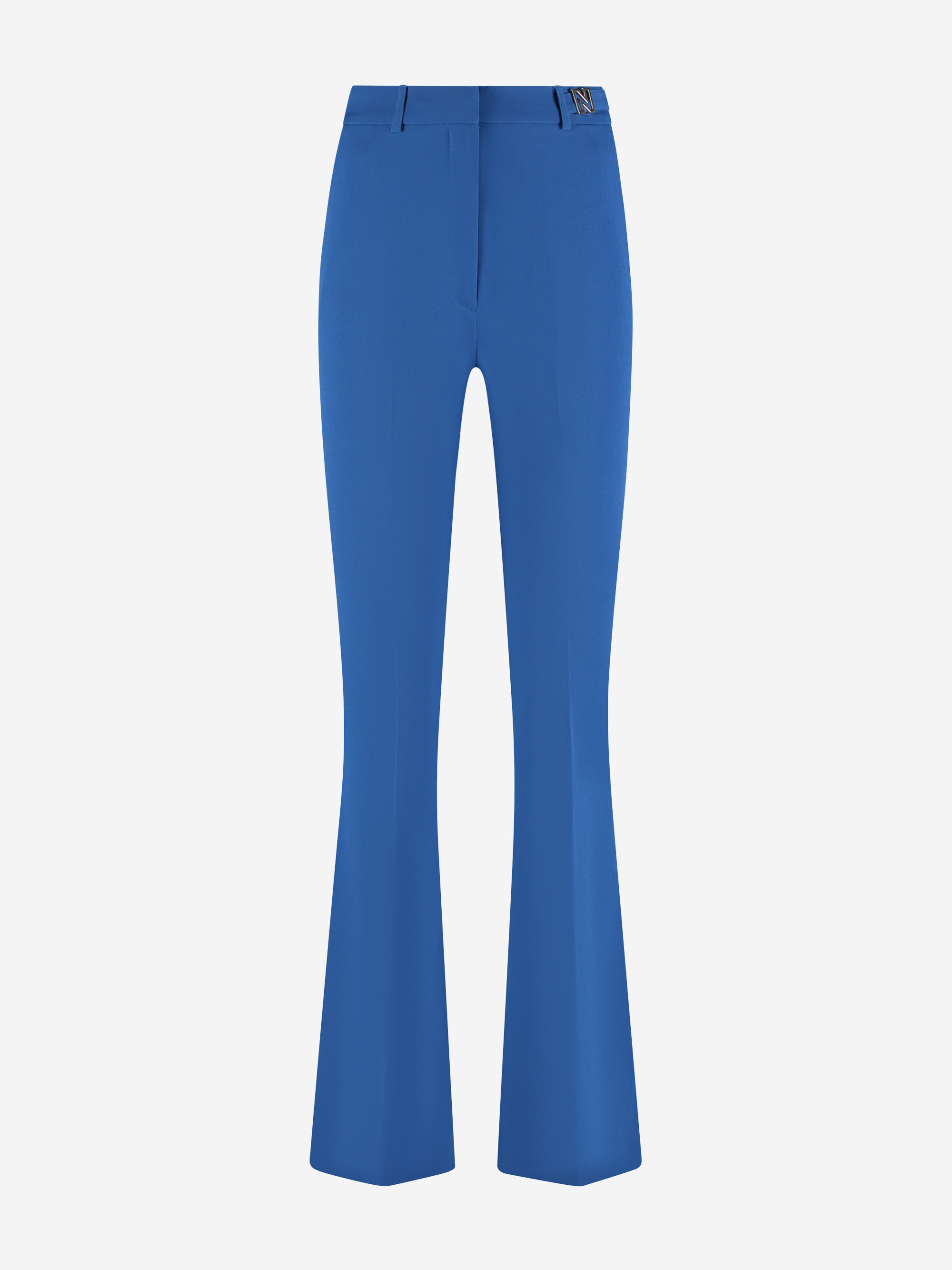 Flared trousers with high waist