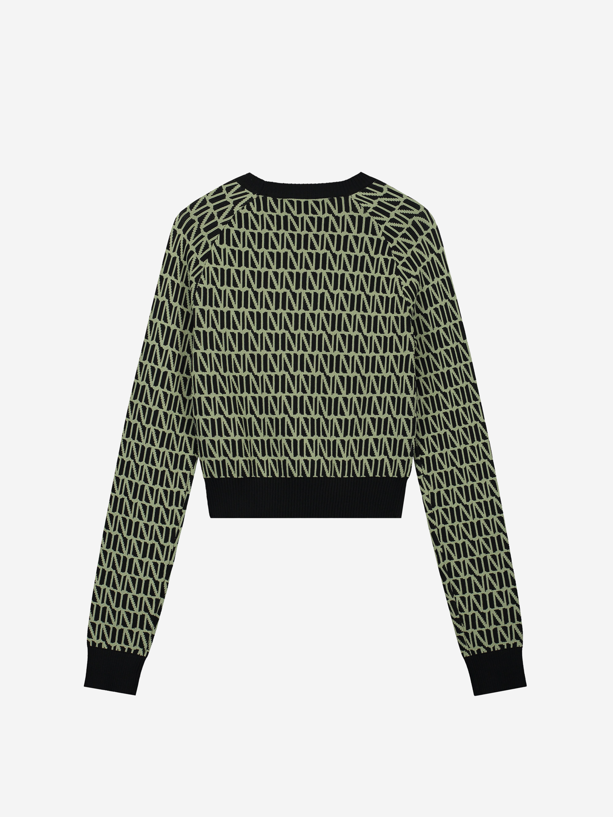 Sweater with logo pattern