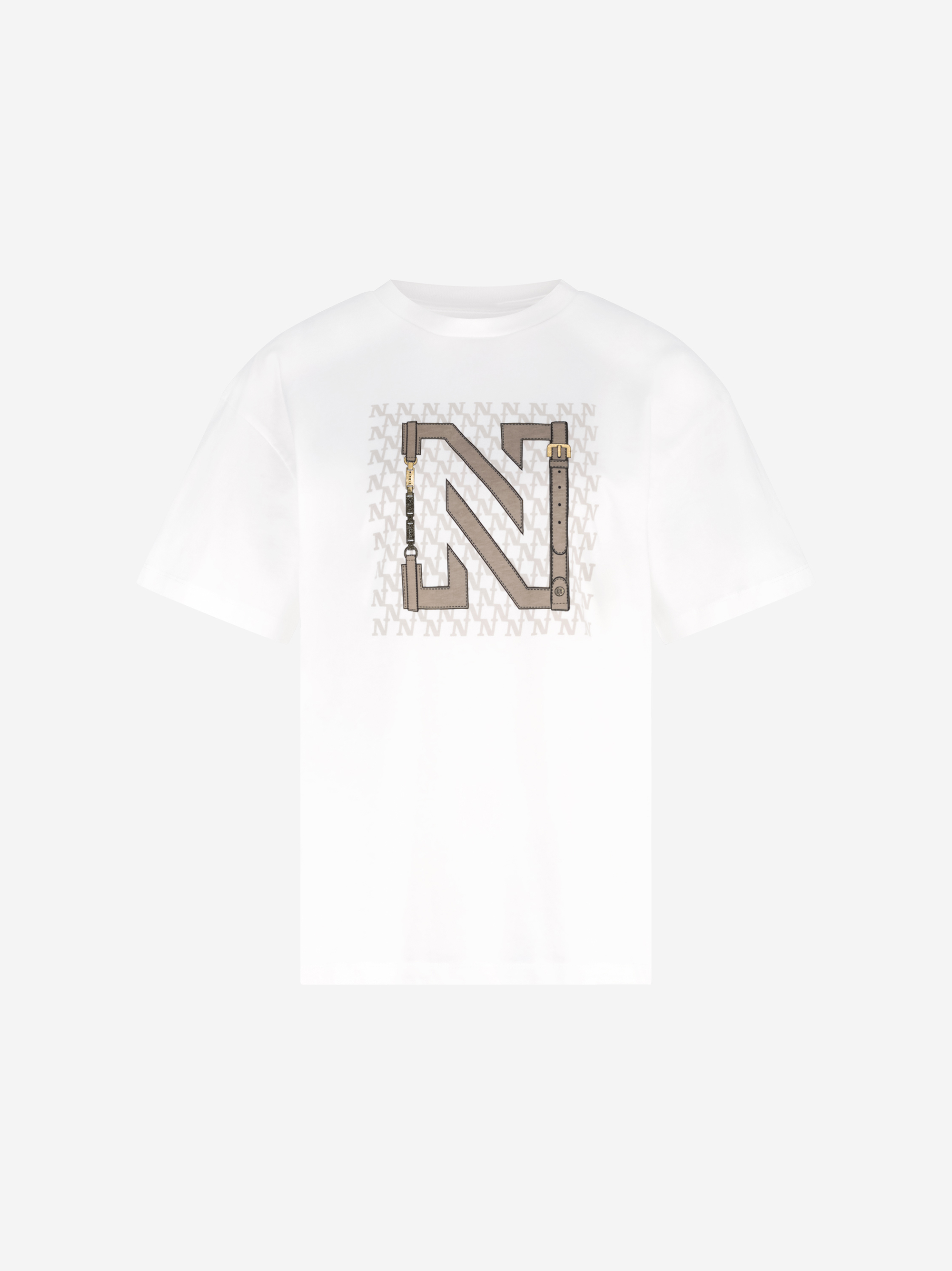 T-shirt met NIKKIE logo opdruk
