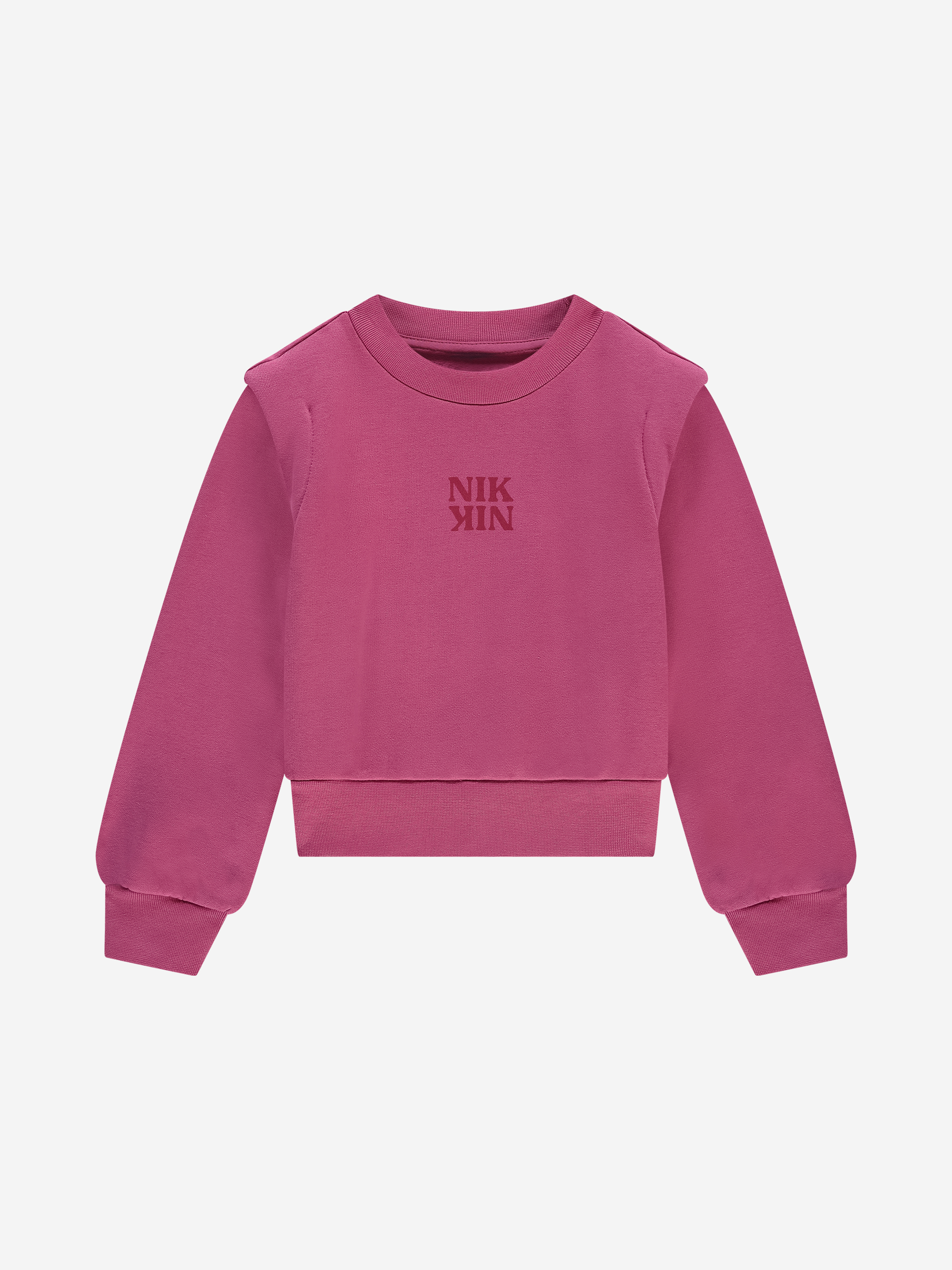 Trui met NIK&NIK logo en quote op achterzijde