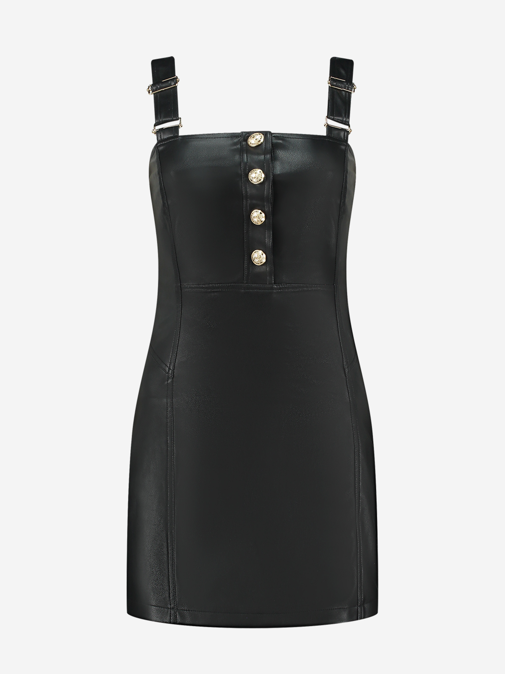 Vegan leather dress 