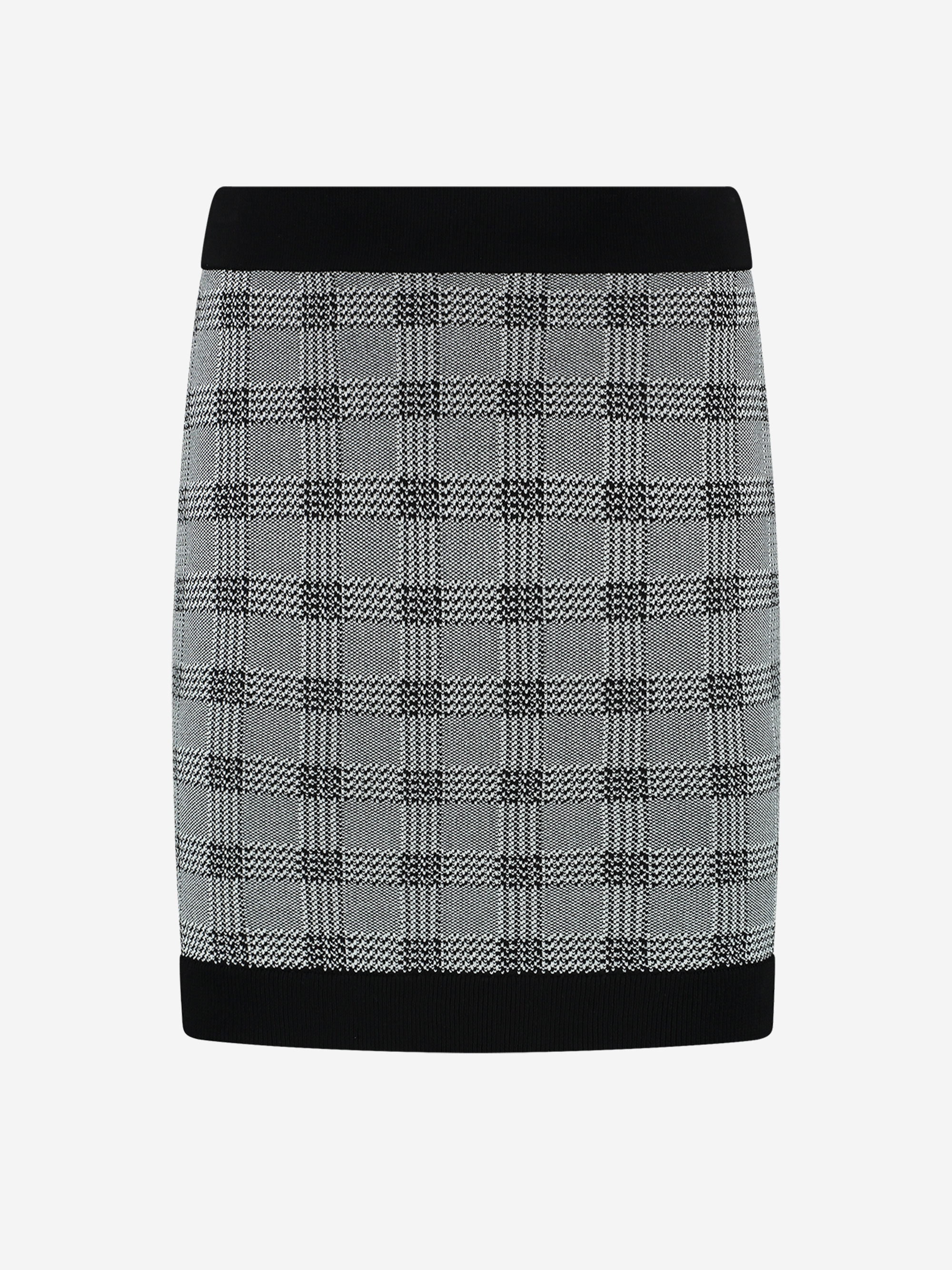 Fitted Checkered skirt