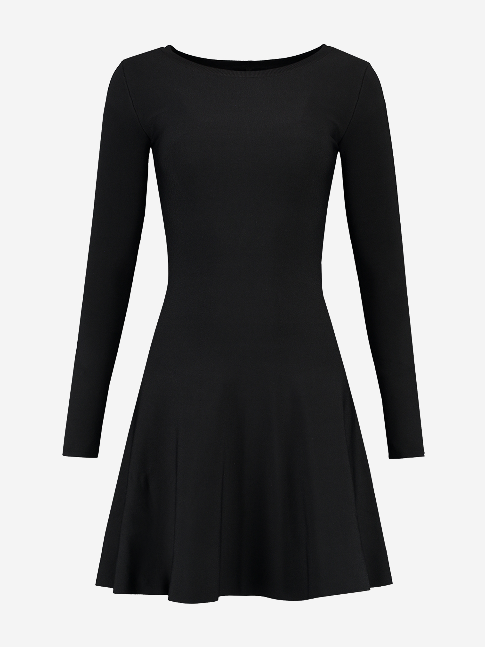 A-line dress with long sleeves