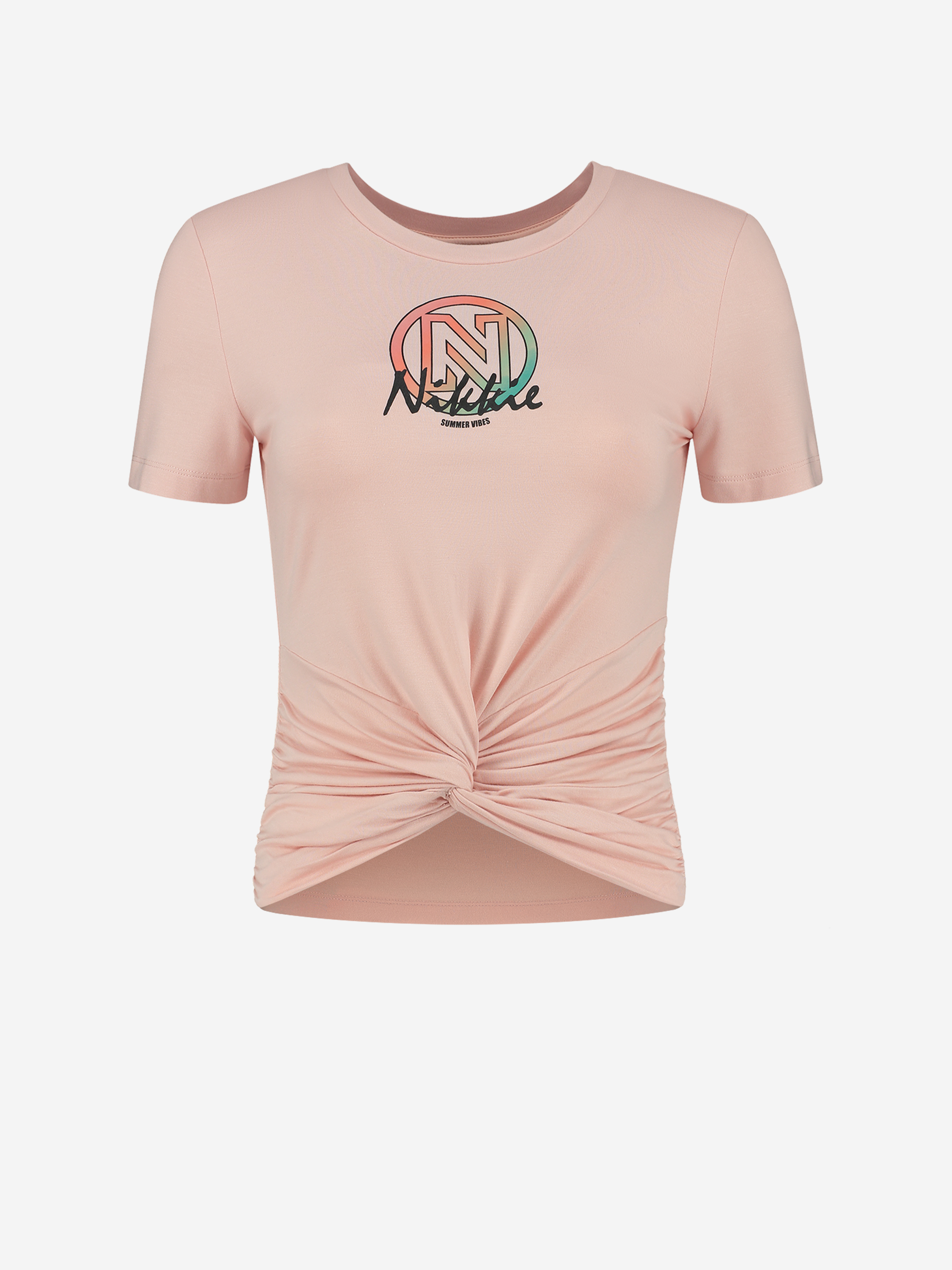 Round Logo Cropped T-Shirt