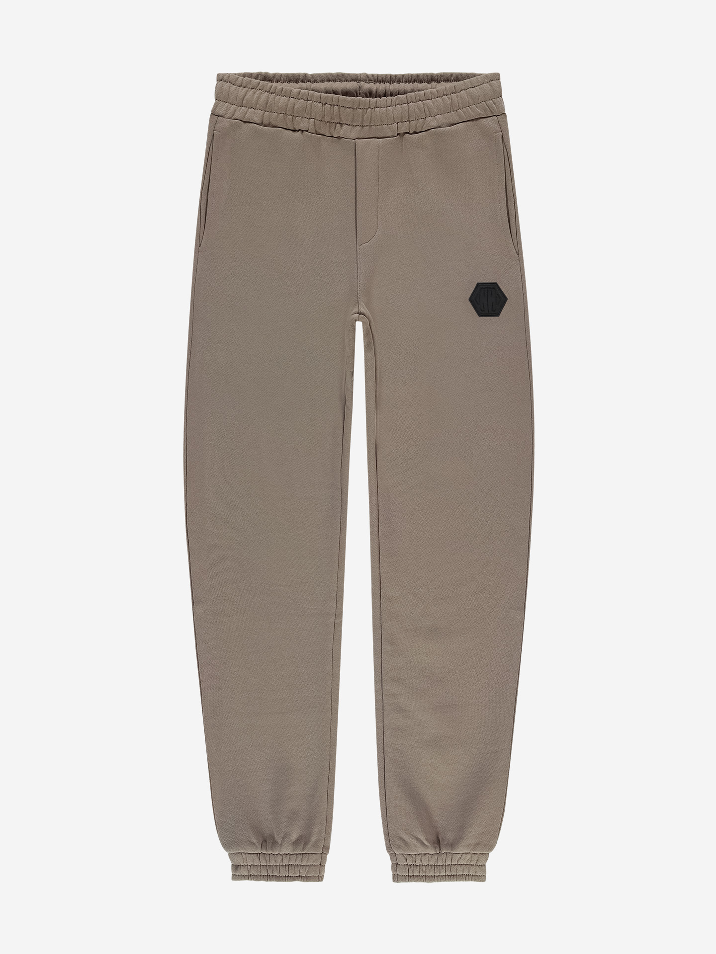Losvallende joggingbroek met logo patch