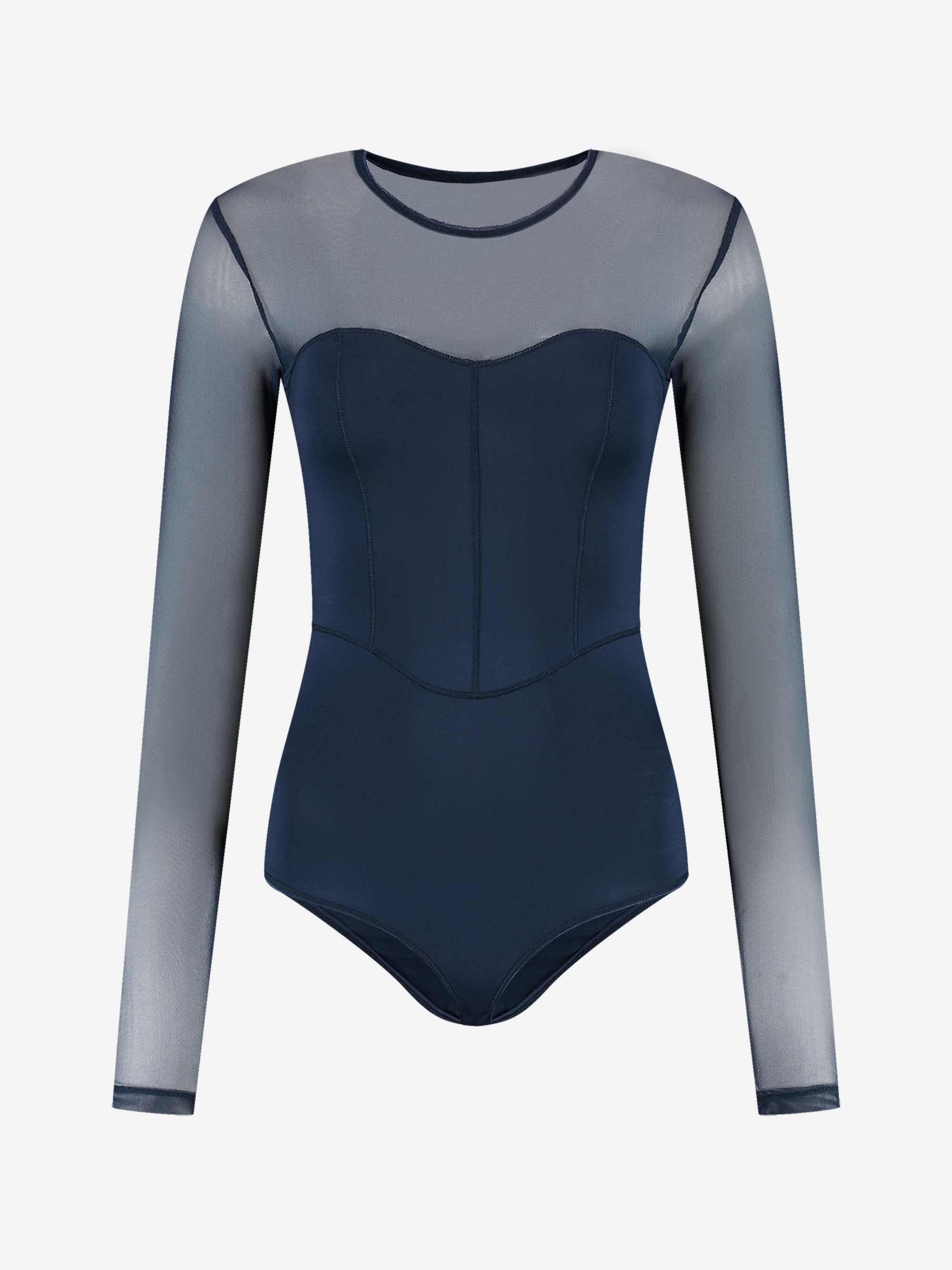 Body with mesh sleeves 