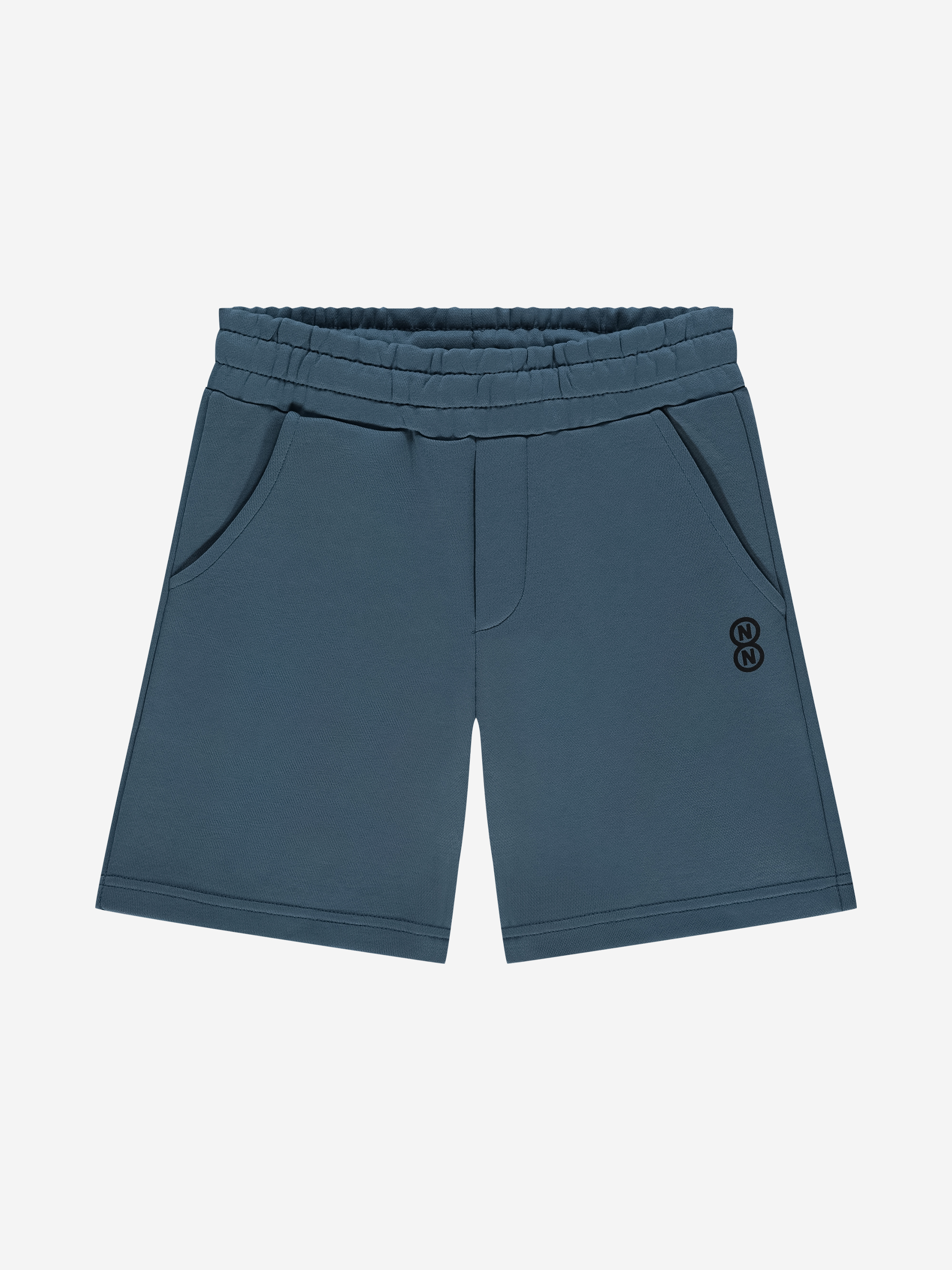 Sweat shorts with elastic waistband and N&N logo