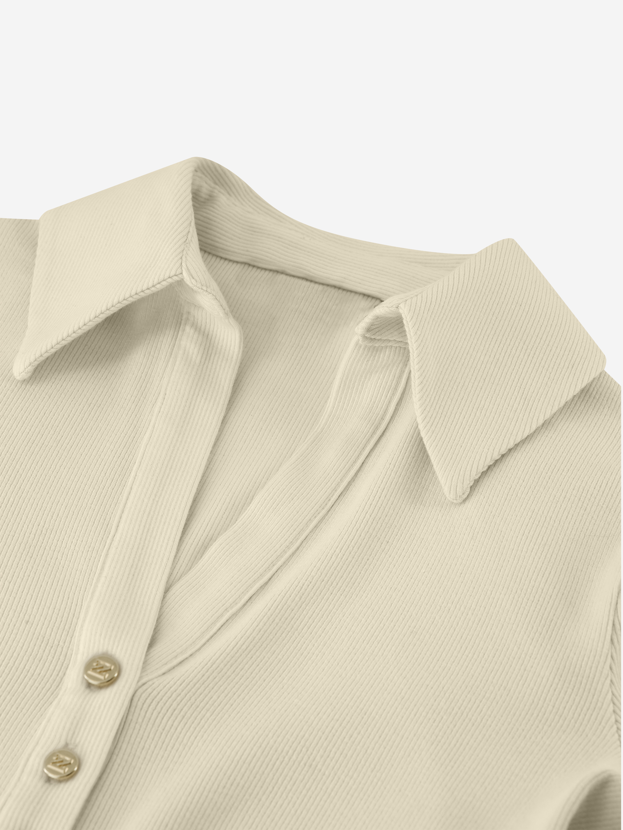 Rib Button Shirt