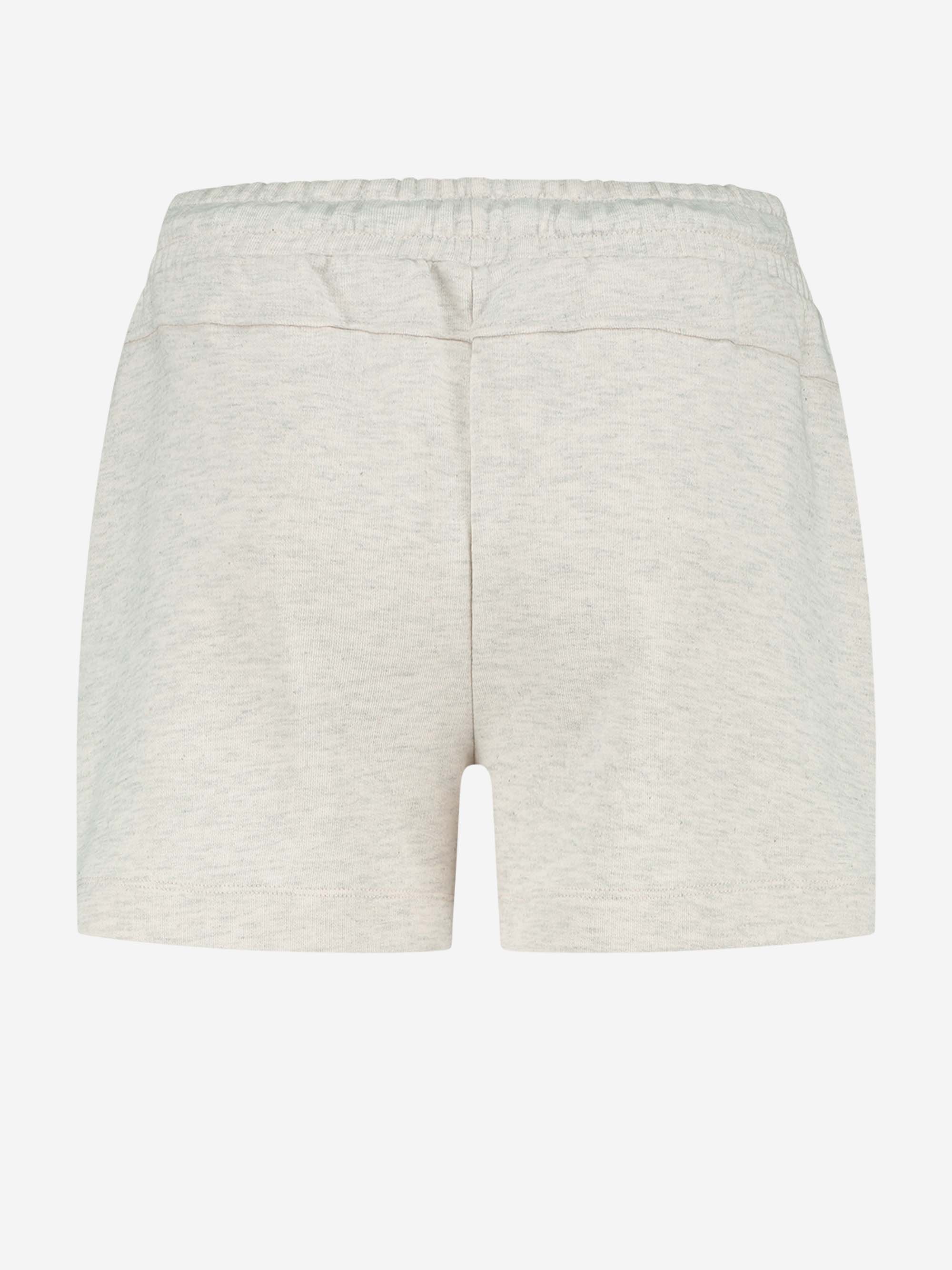 Pintuck Melange Shorts