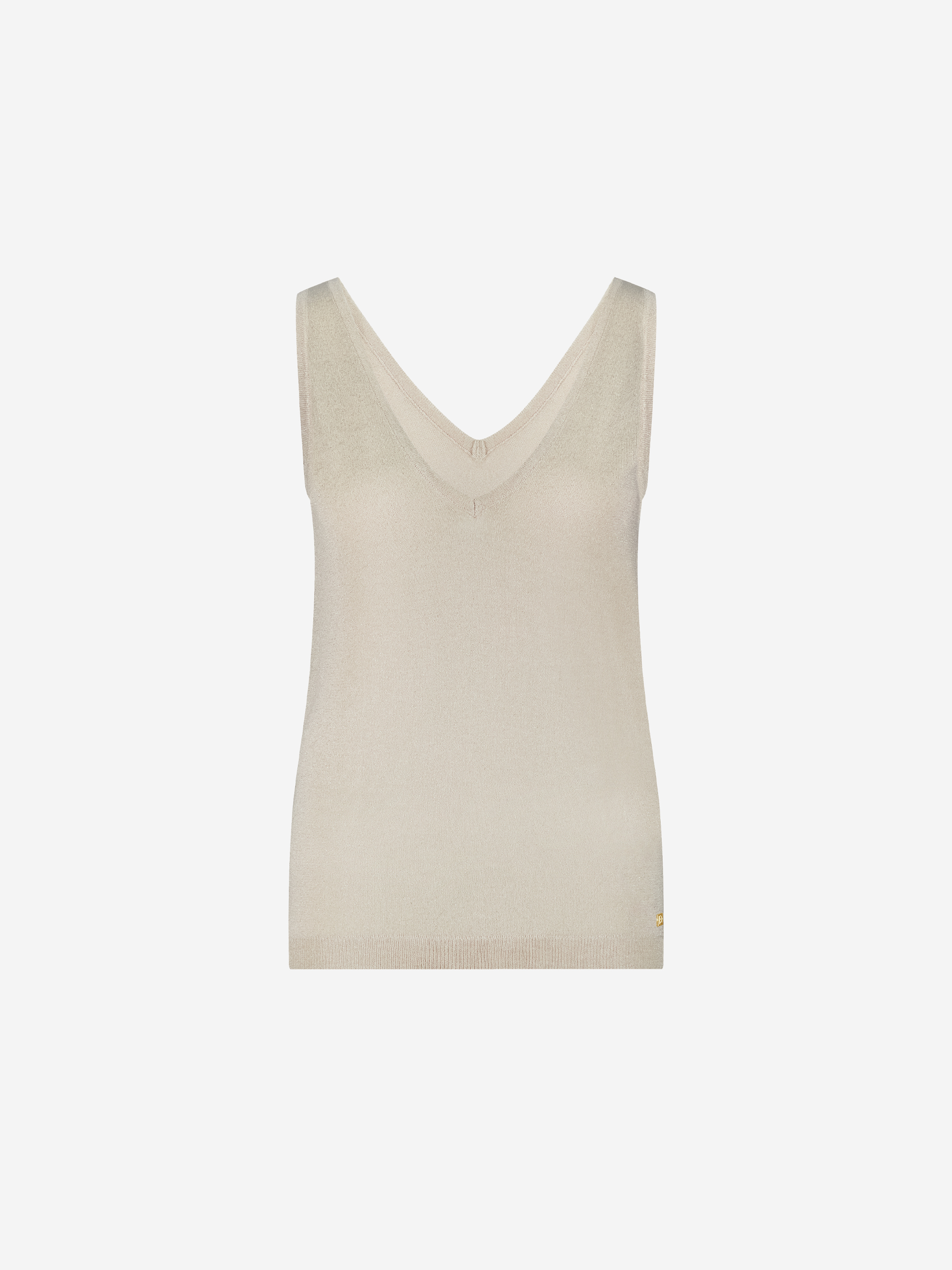 Losse top met glitterdraad
