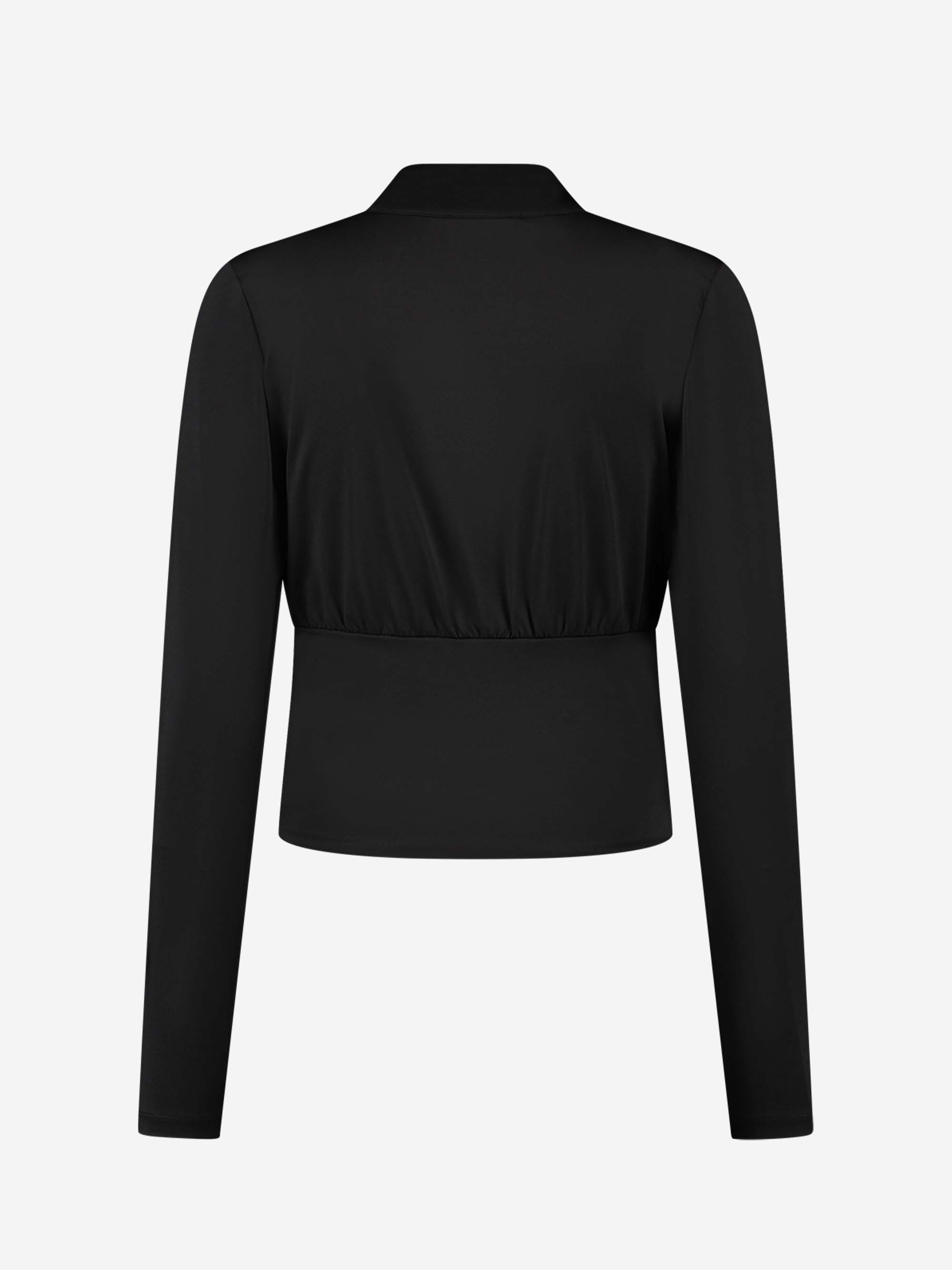 Fitted top with v-neckline