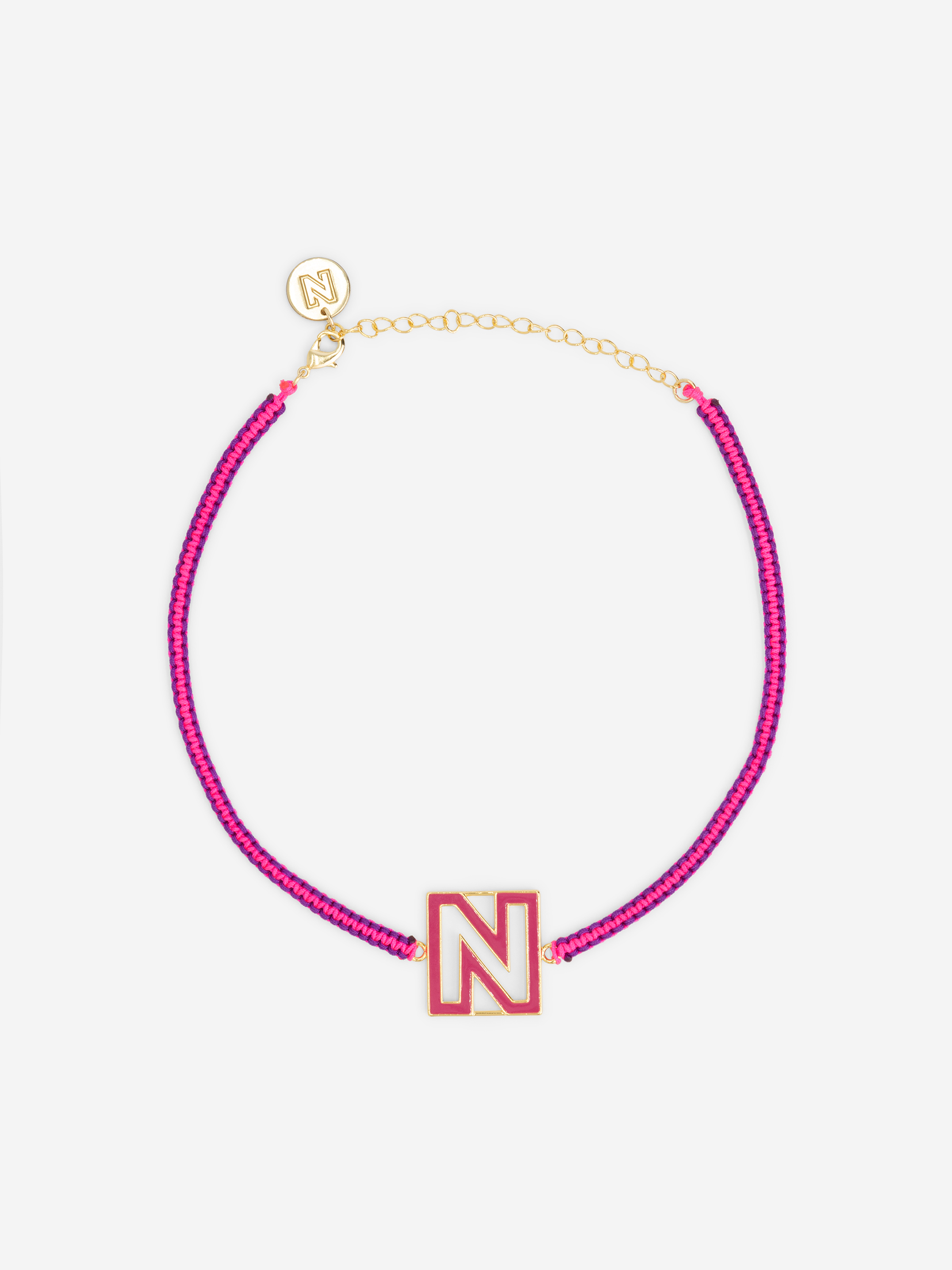 Logo String Necklace