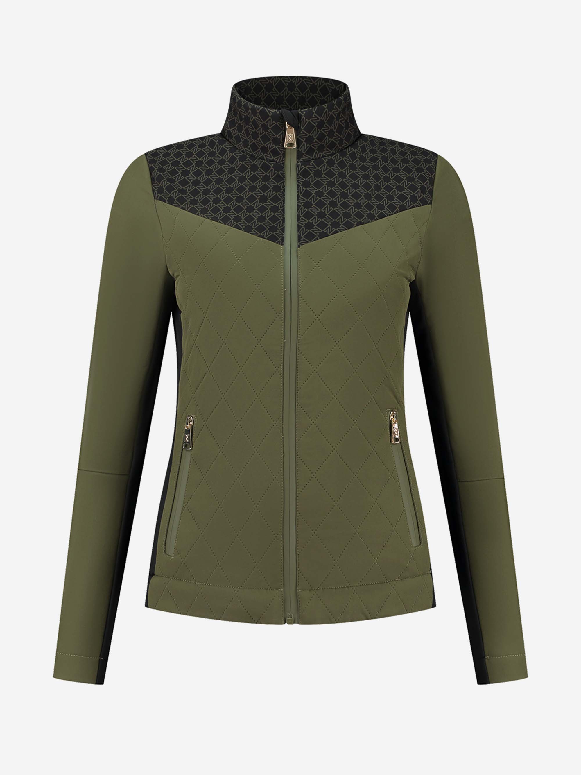 Softshell riding jacket with N monogram 