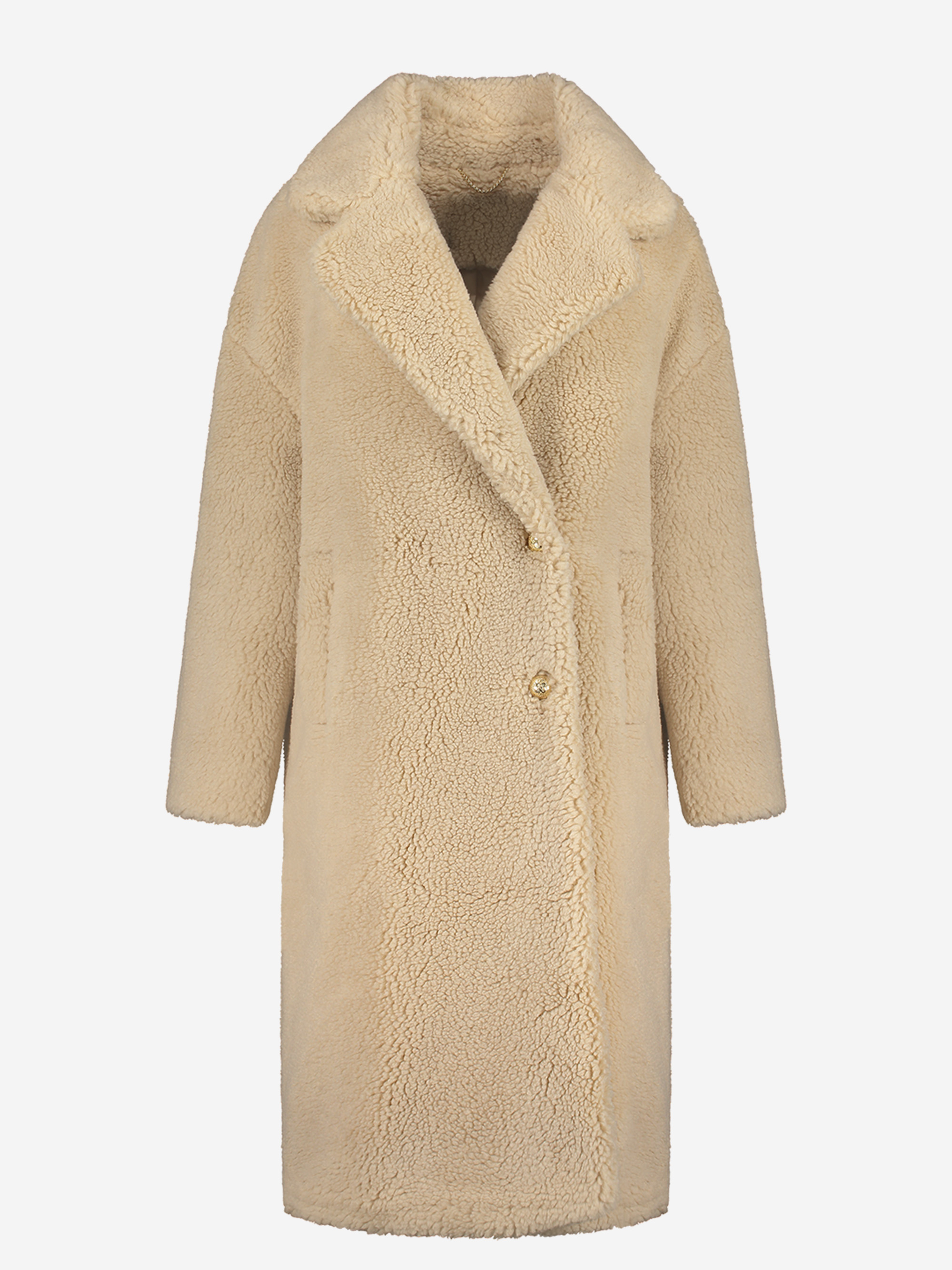 Teddy coat of wool blend