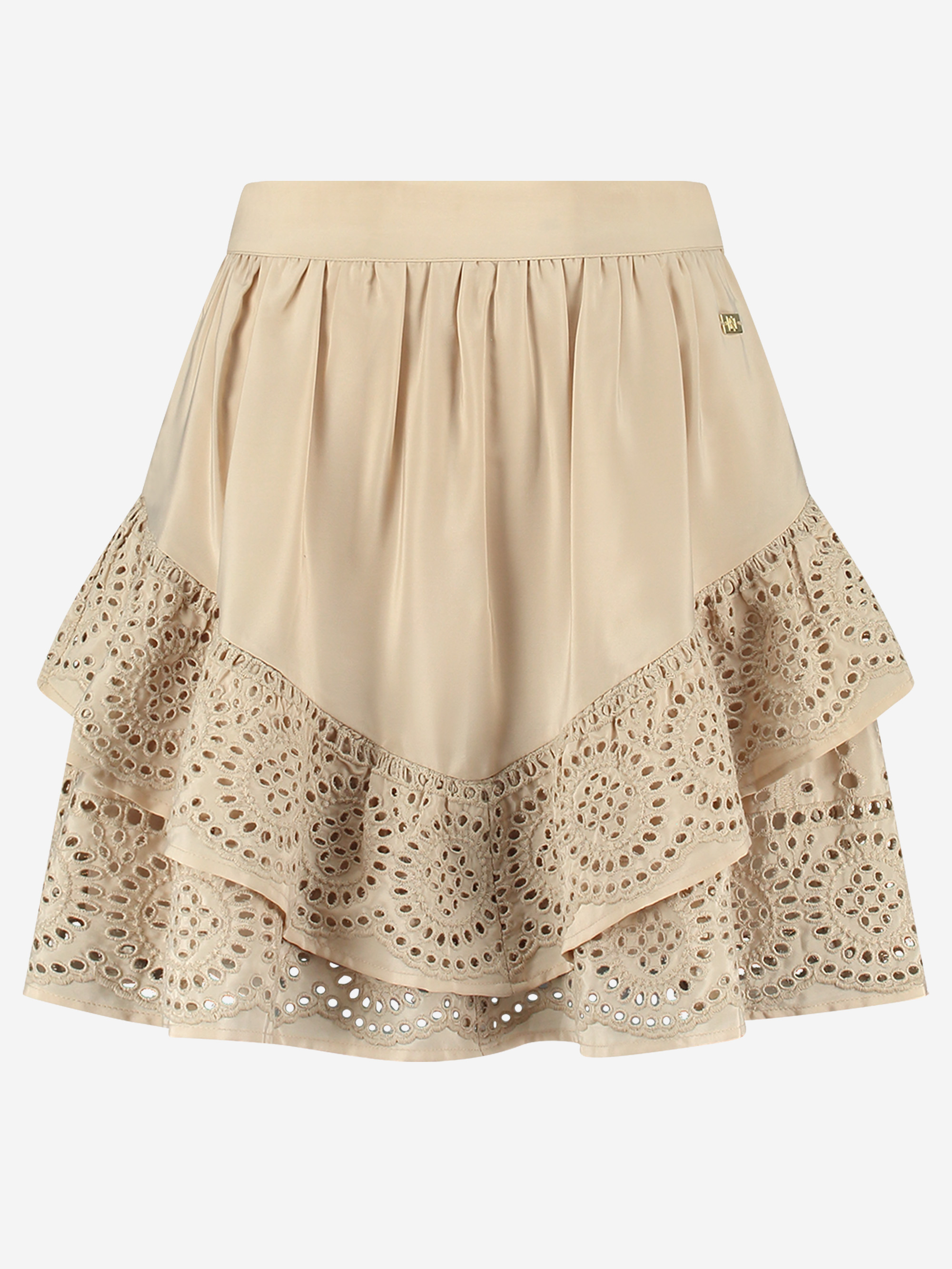 Skirt with lace
