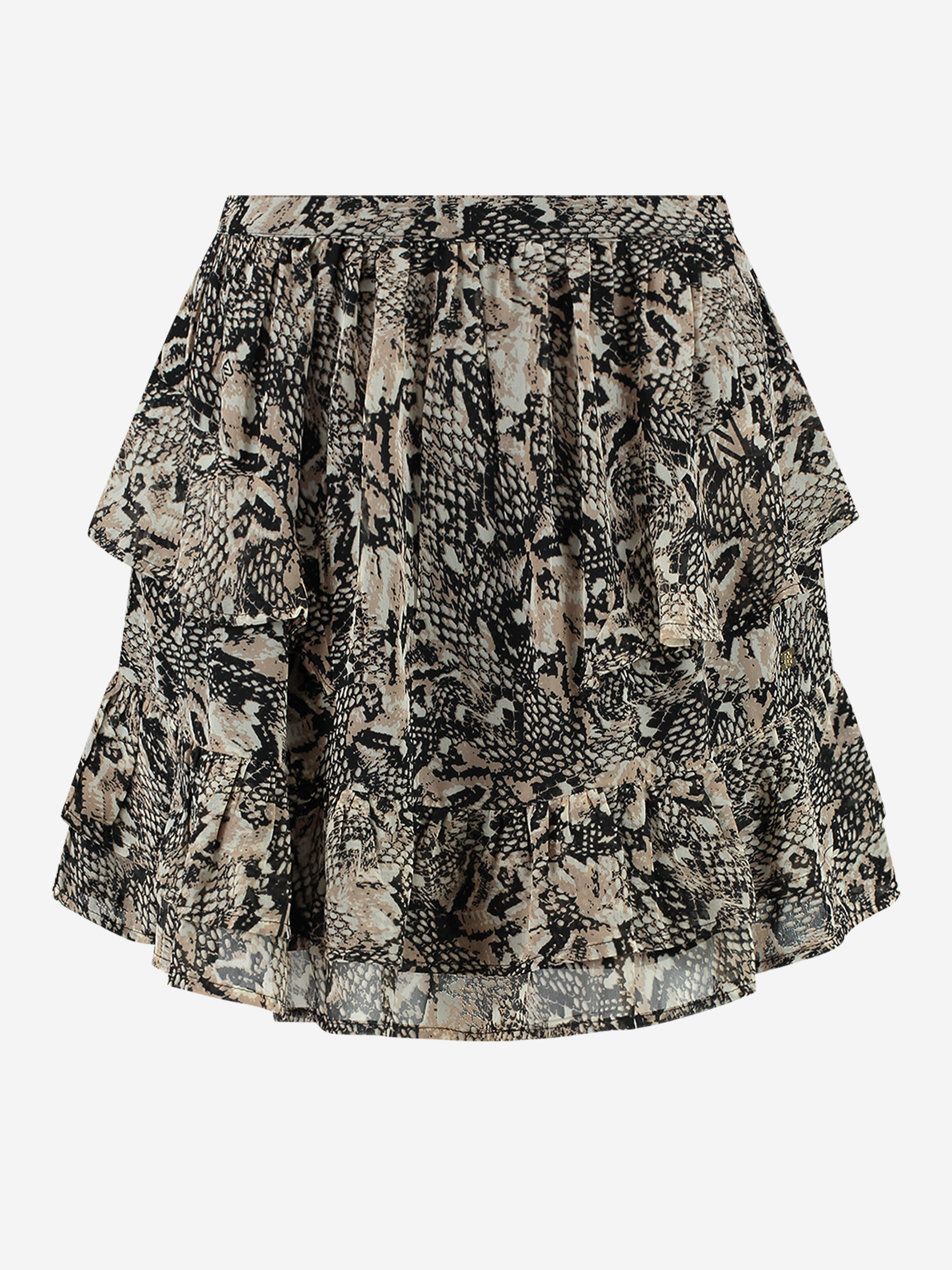 Rok met slangen print