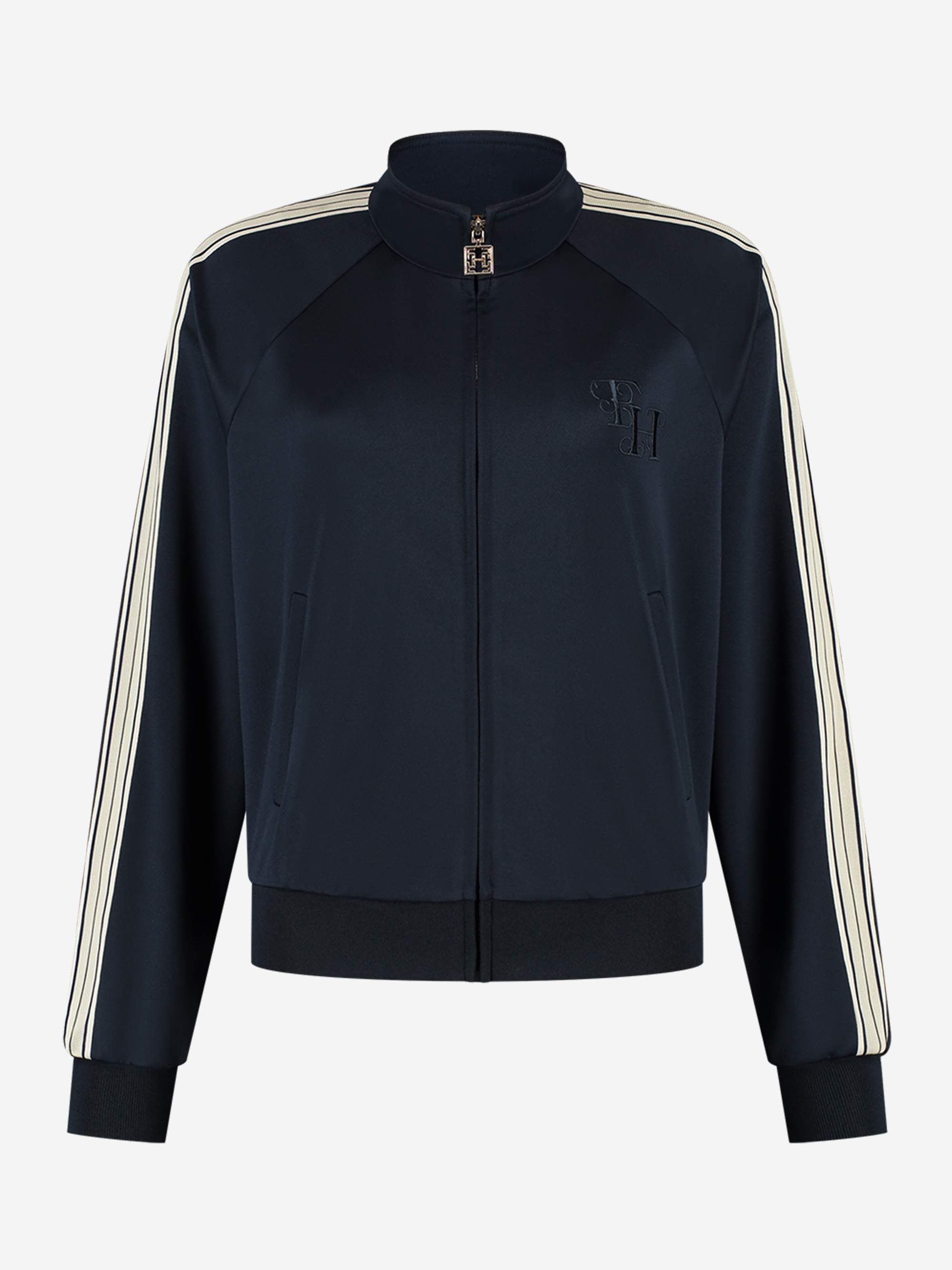 Jacket with stripes on the side