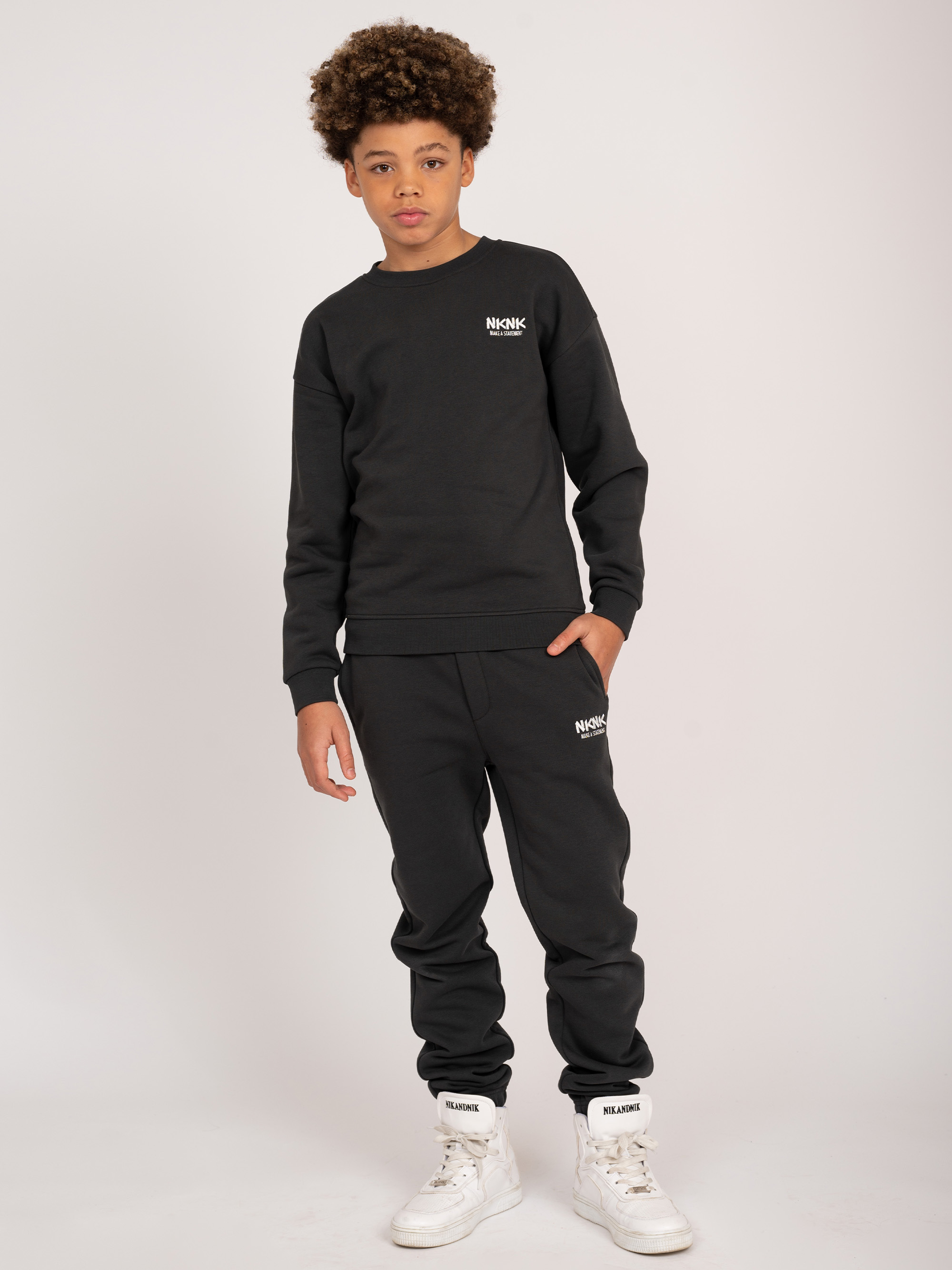 Mid rise sweatpants with logo
