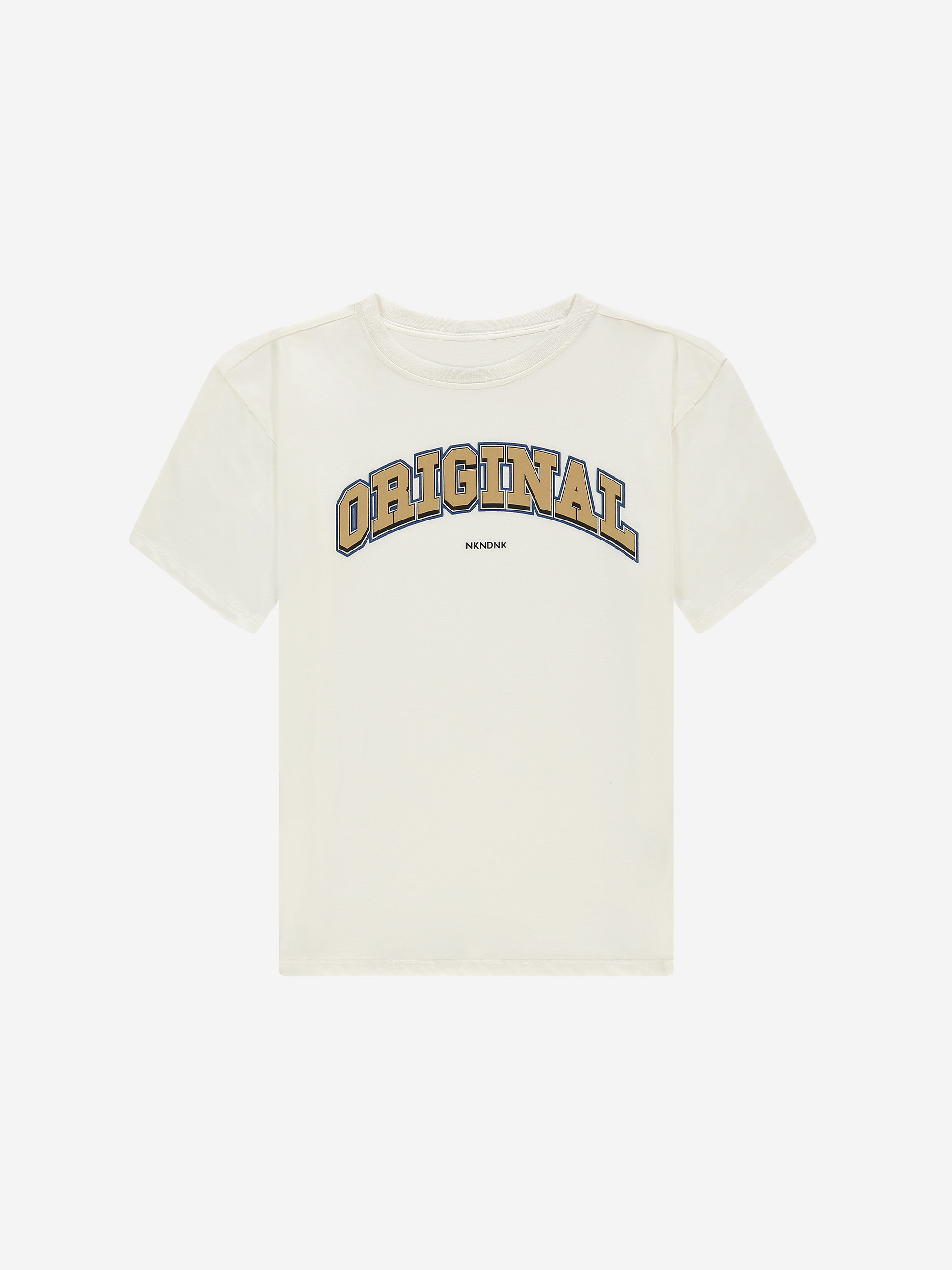 Losvallend T-shirt met print