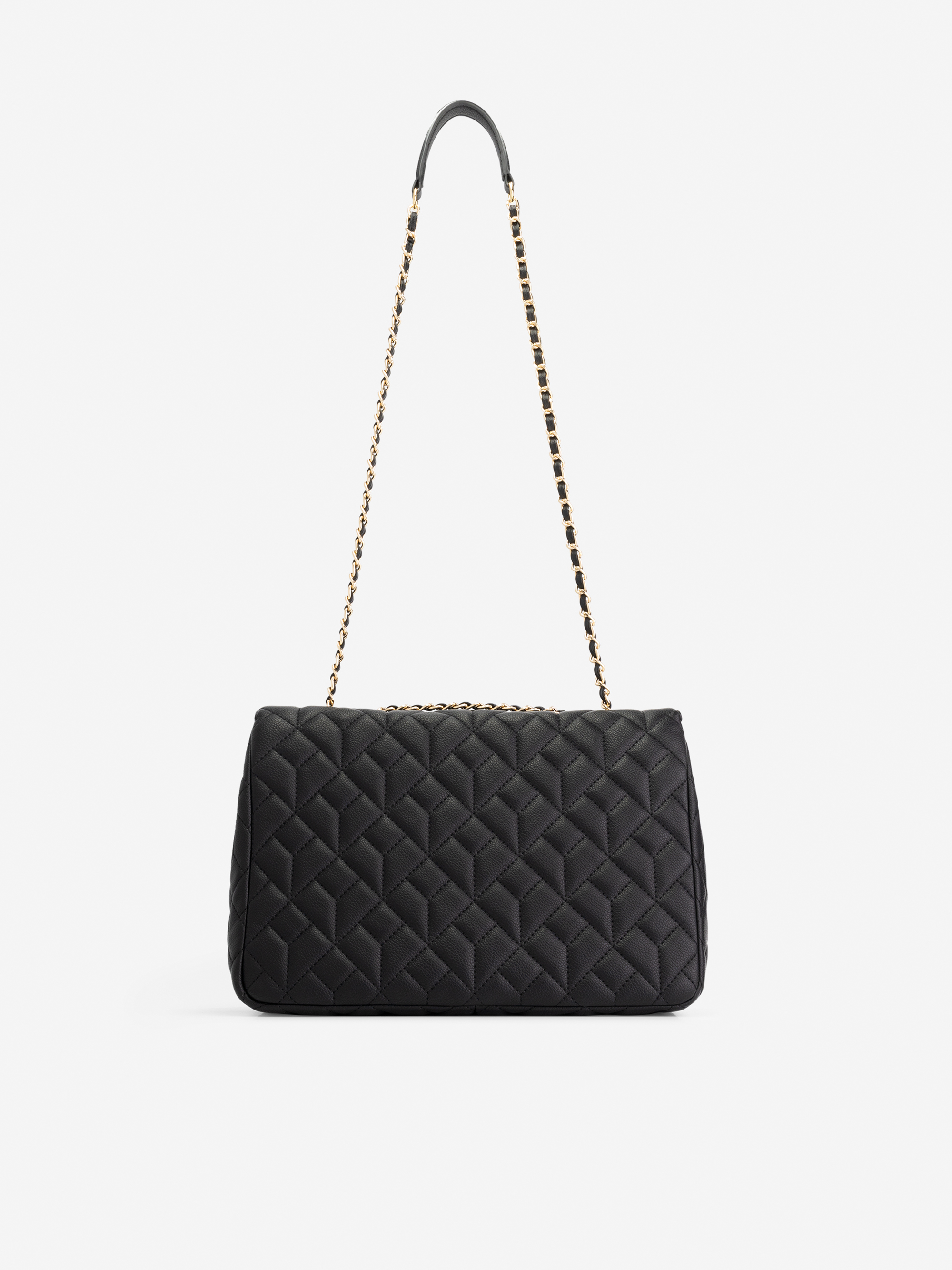 Big Quilted shoulder bag with chain