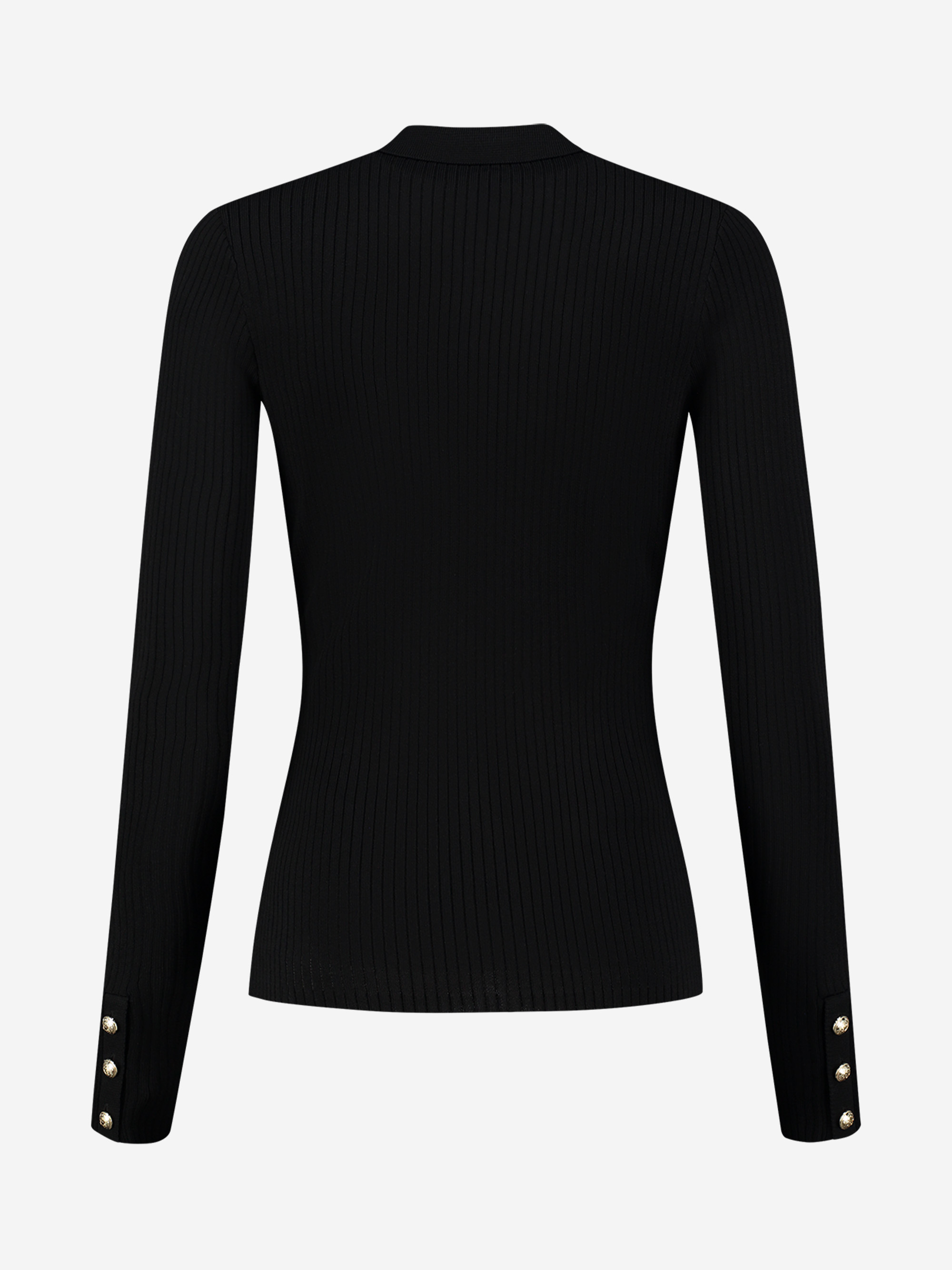 Rib Top with V-neckline