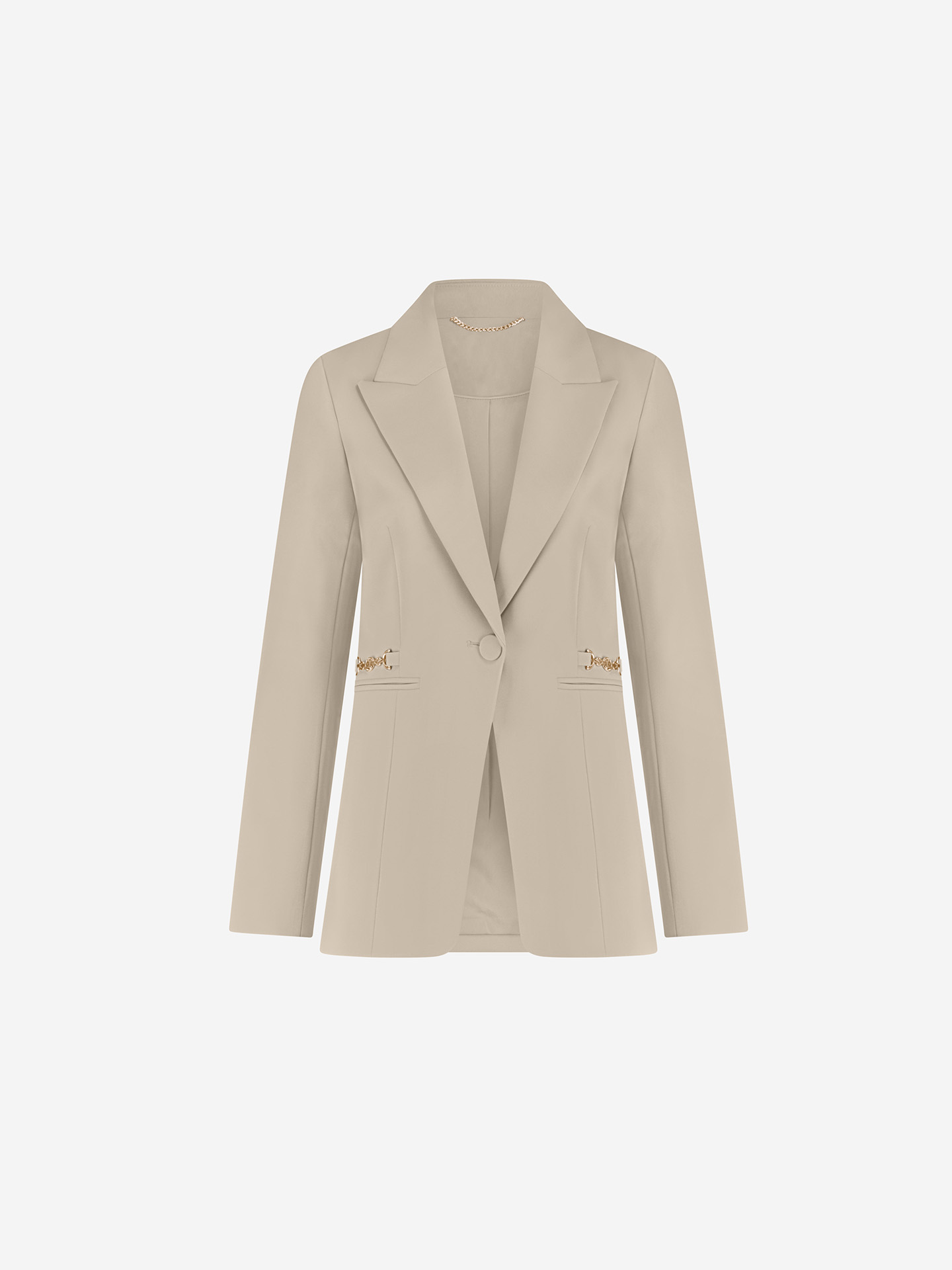 Classic blazer with chain details