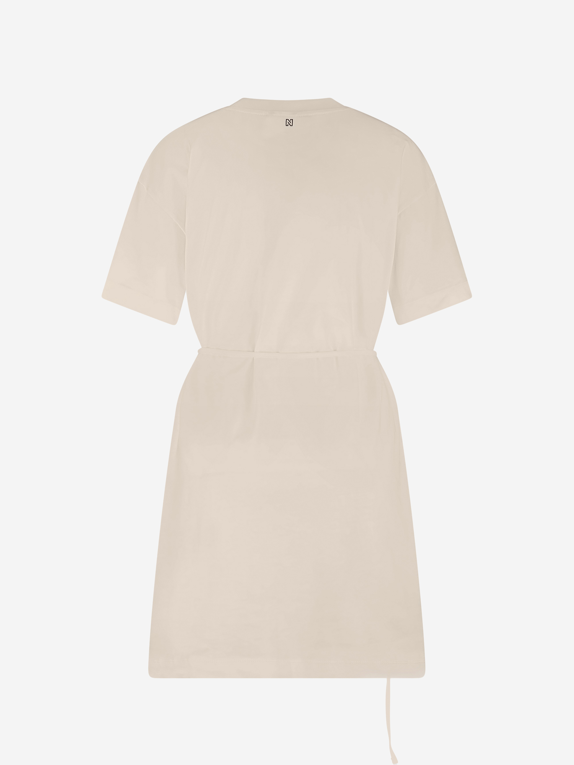 Oversized T-shirtjurk met ketting detail