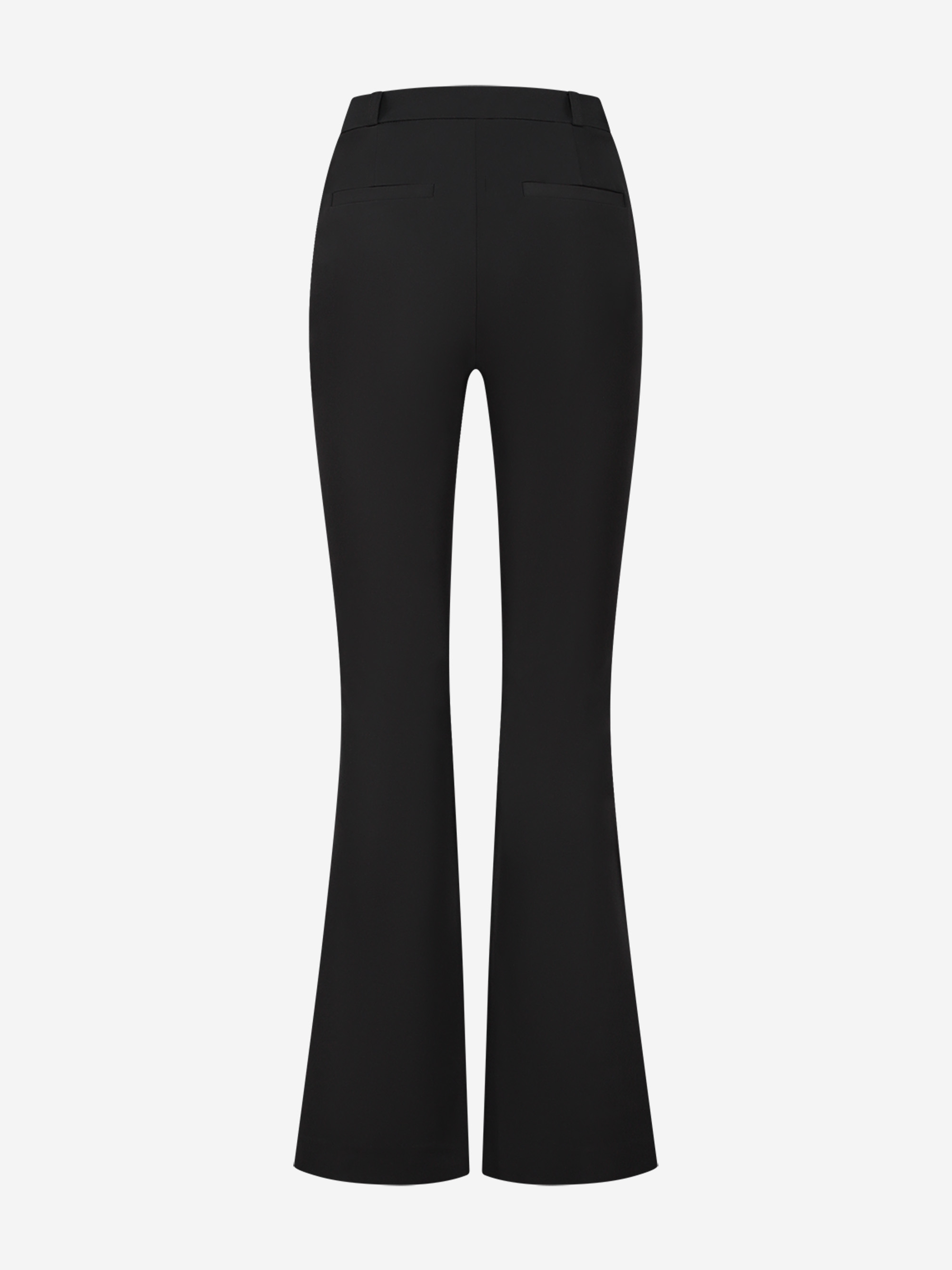 Mid rise flare broek 