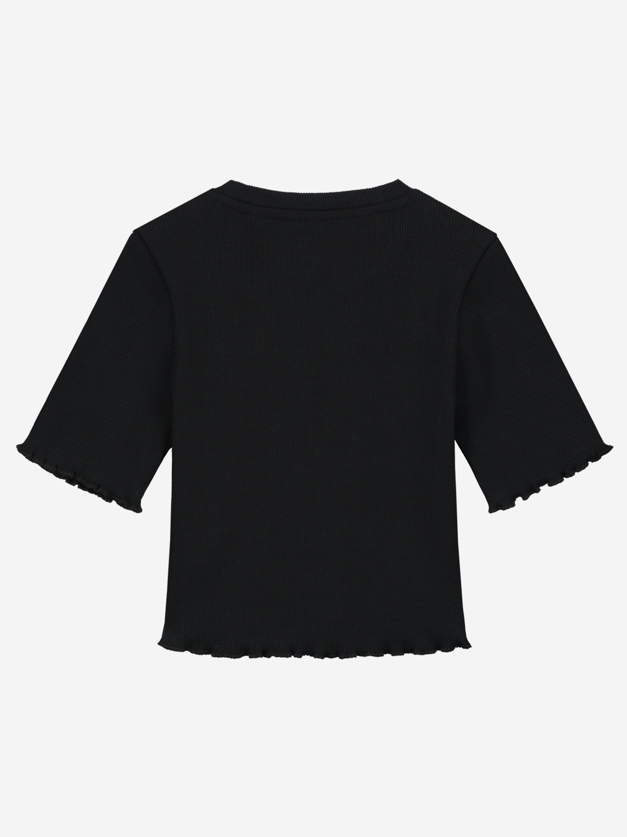 Ribbed shirt with NIK&NIK logo