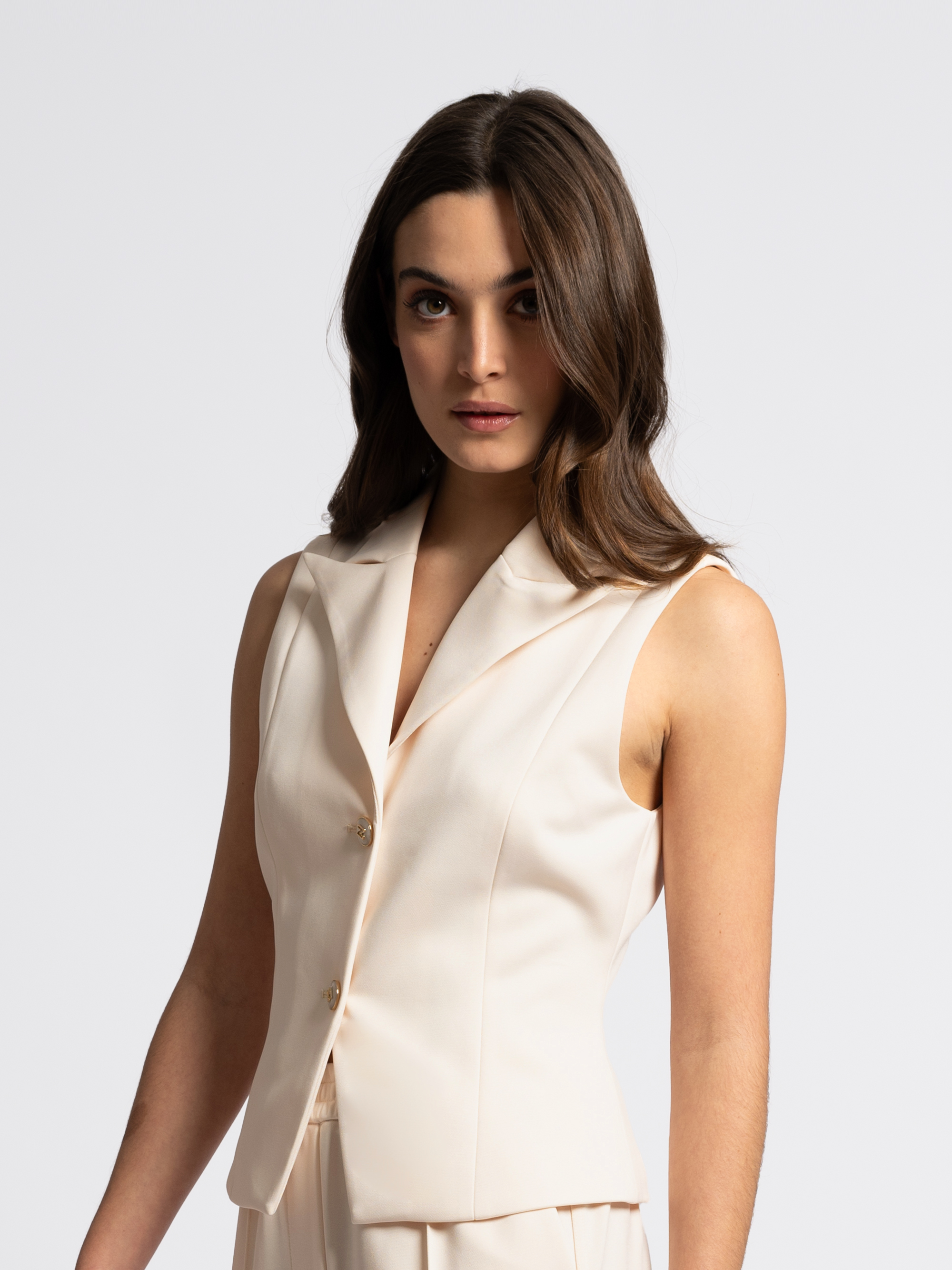 Waistcoat with mother-of-pearl buttons