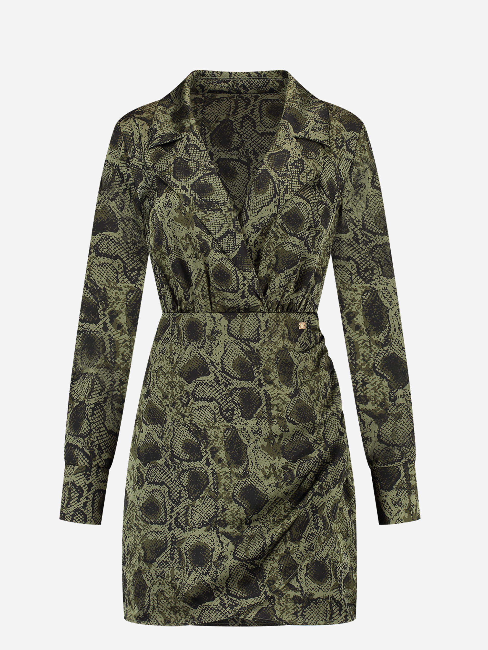 Jurk met slangen print