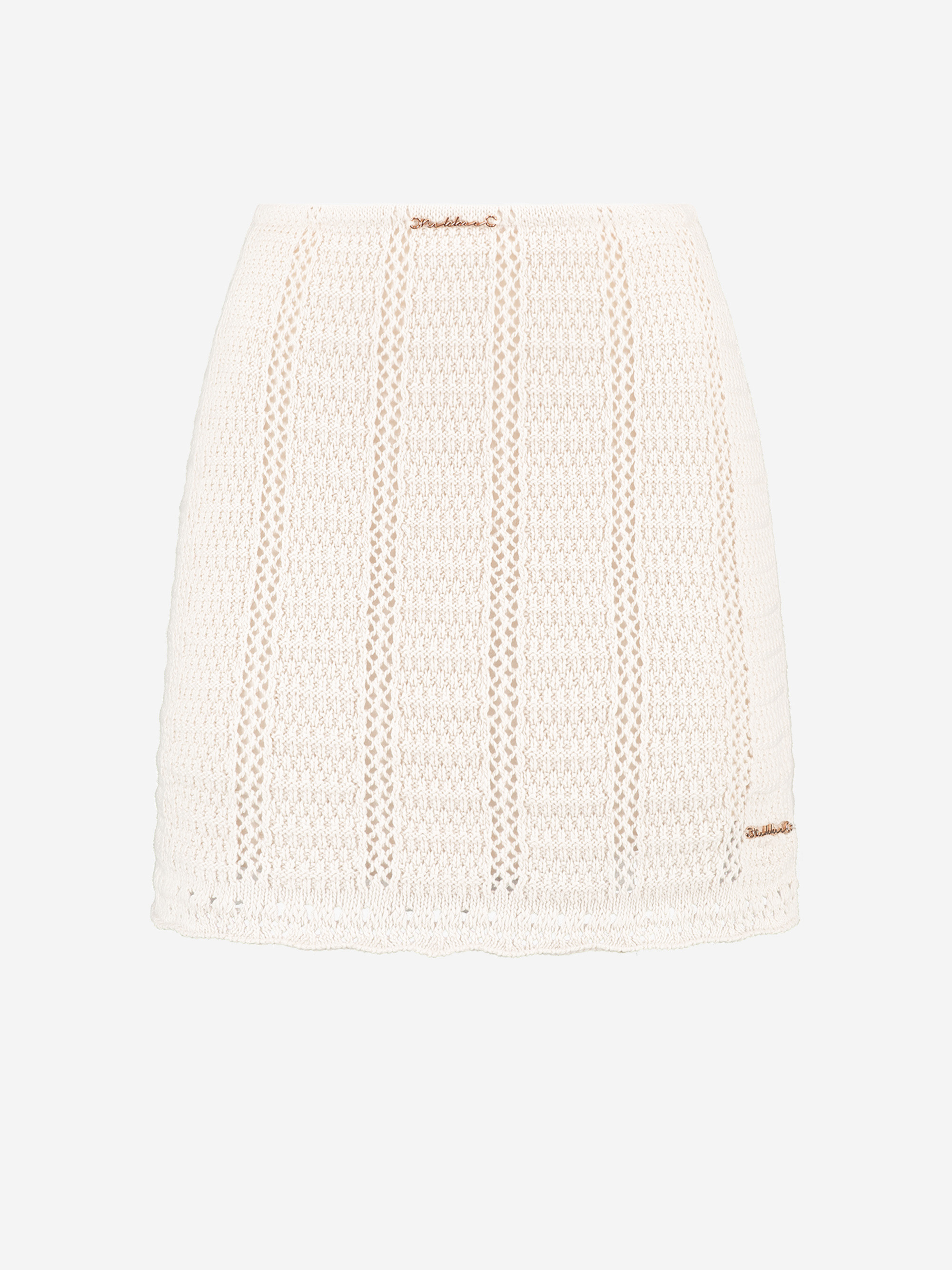 Skirt with crochet