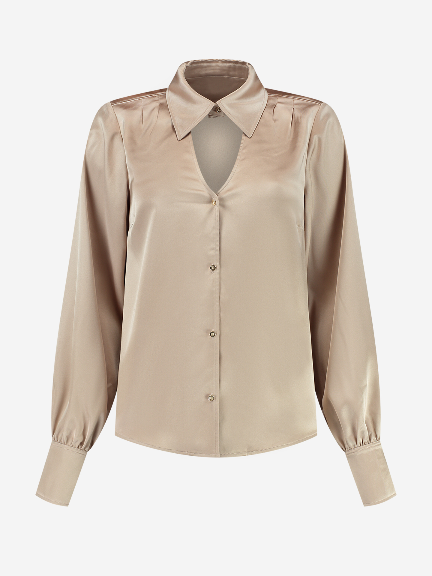 Blouse met cut out