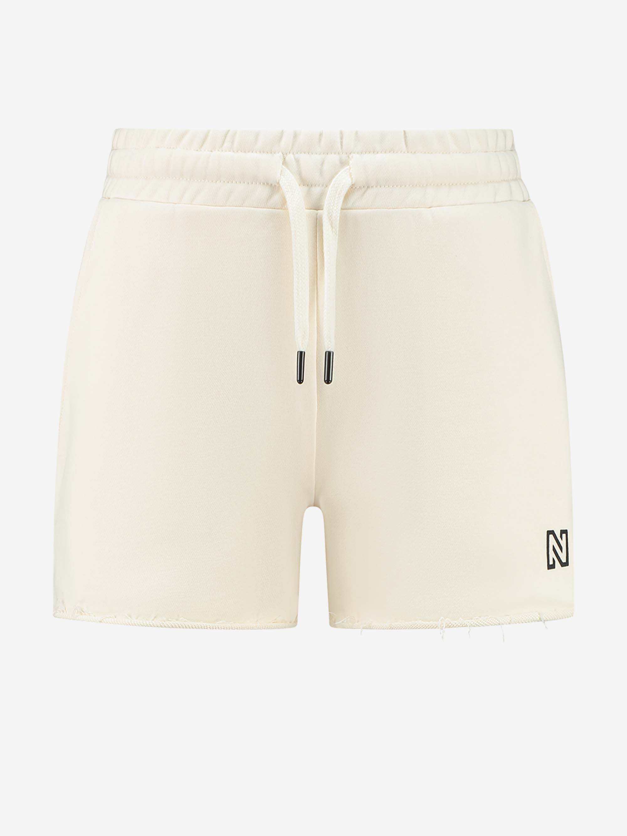 Mid Rise sweatshorts met koordje 